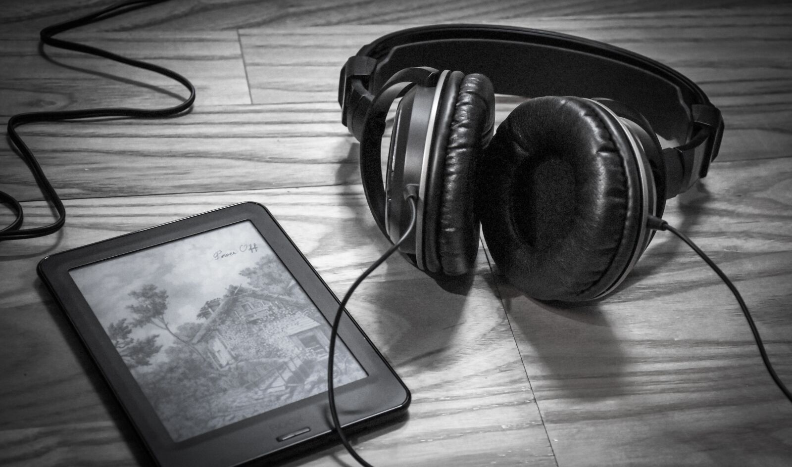 Nikon D5600 sample photo. Ebook, headphone, relax photography