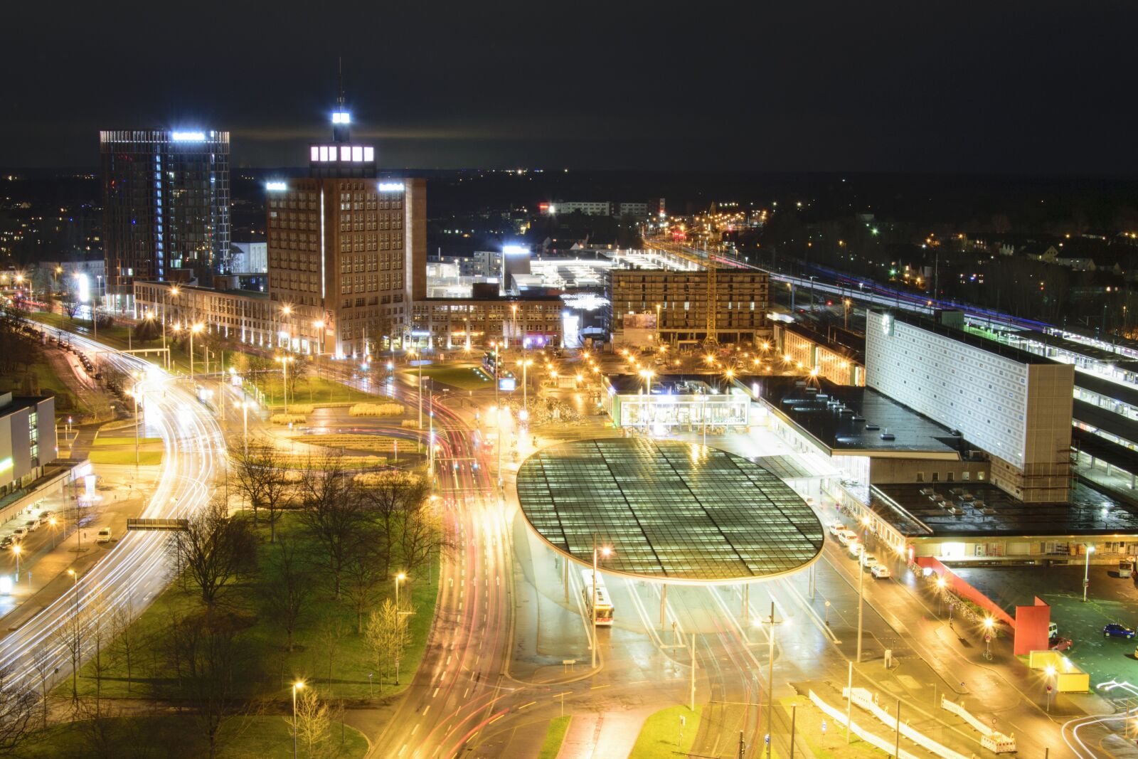 Nikon D5300 sample photo. City, night photograph, long photography