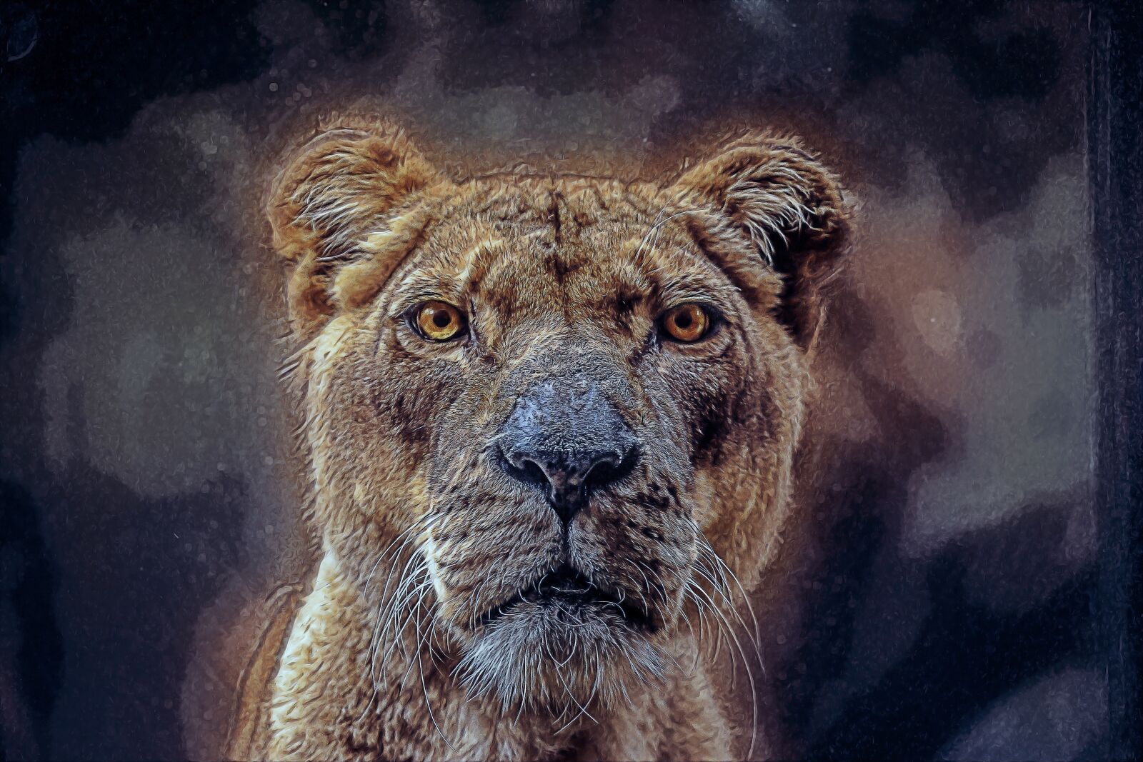 Canon EF75-300mm f/4-5.6 sample photo. Lioness, animal, exotic photography