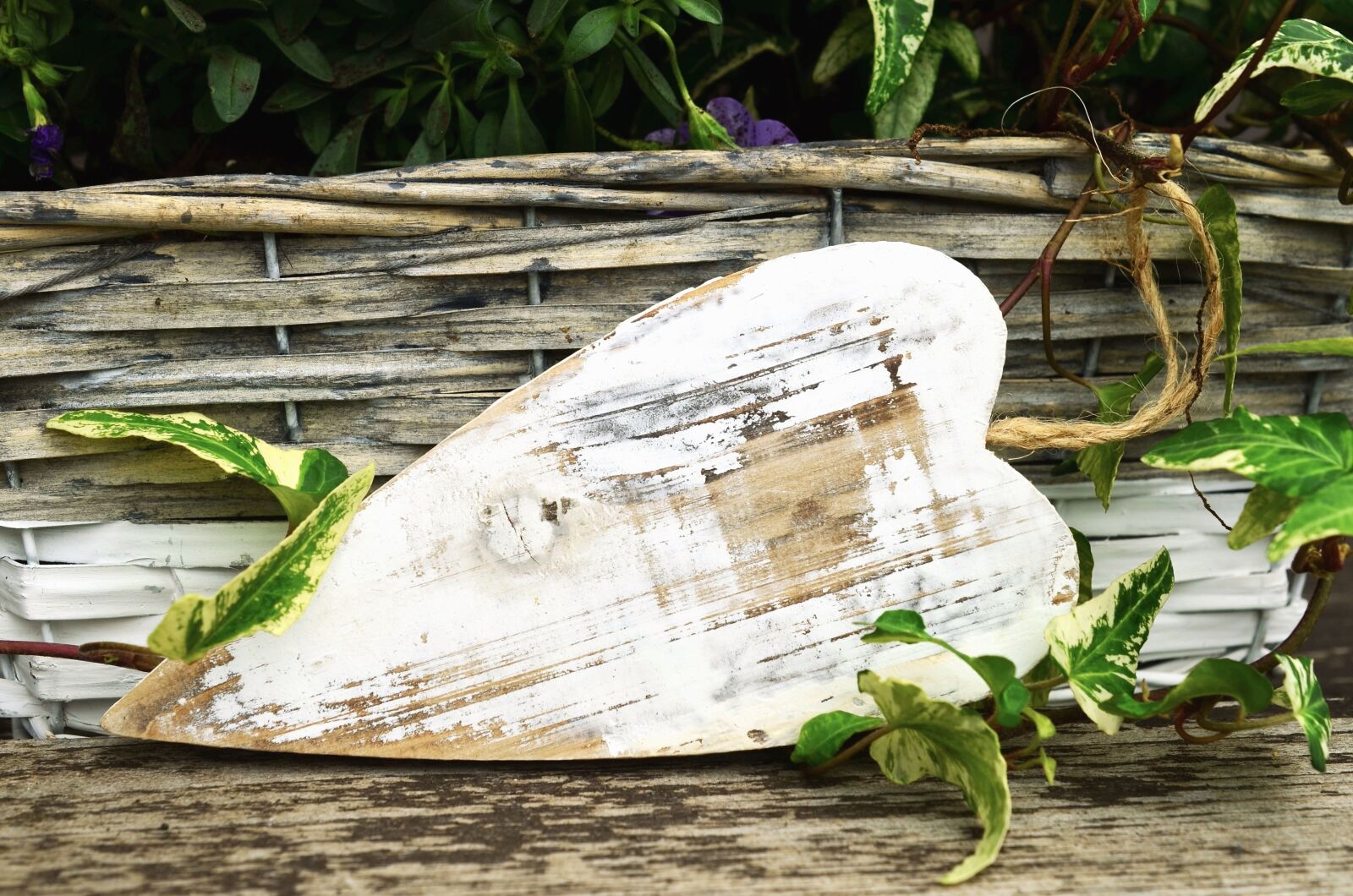Nikon D5100 sample photo. Wood, art, heart, leaf photography