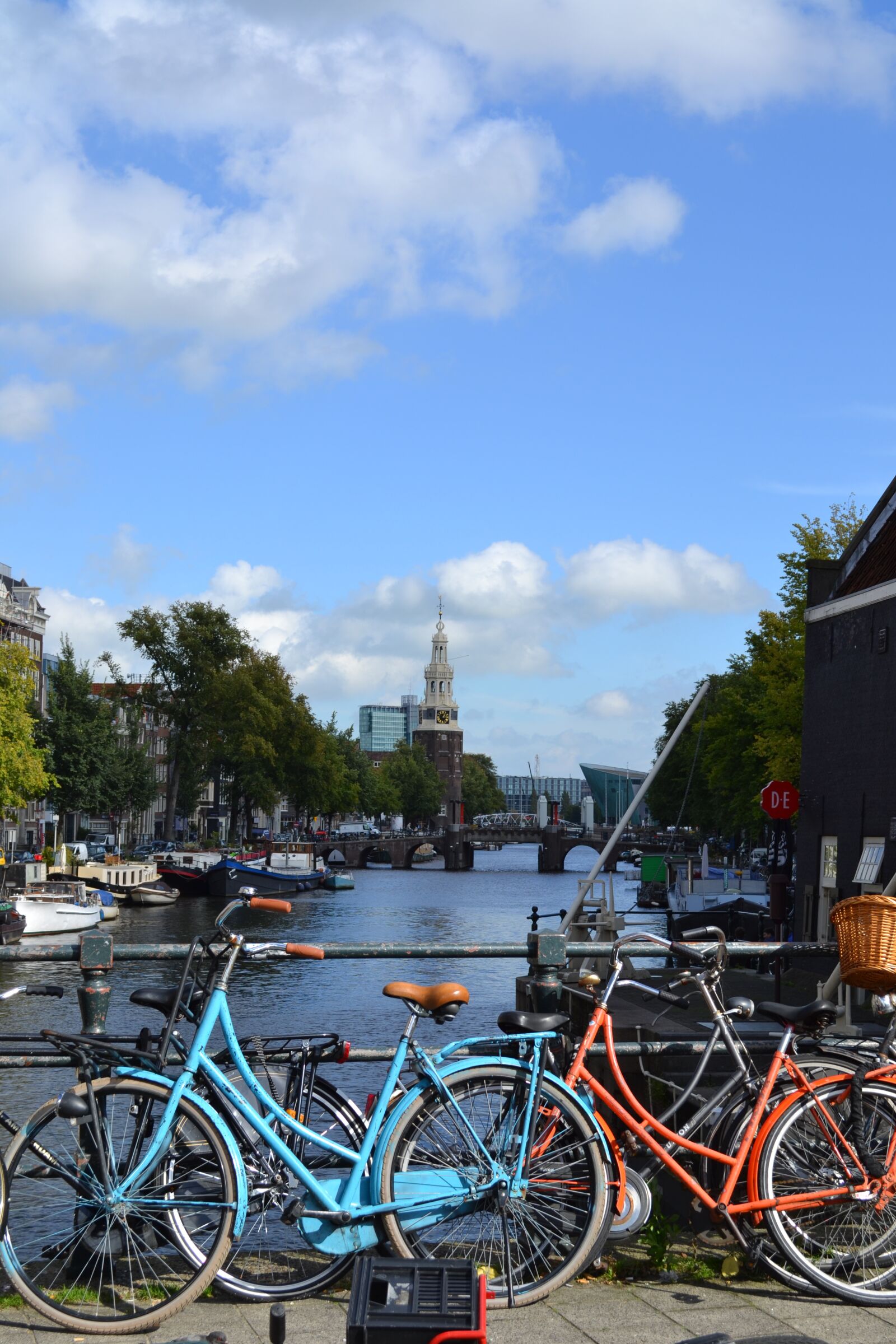 Nikon D3100 sample photo. Amsterdam, bikes, canal photography