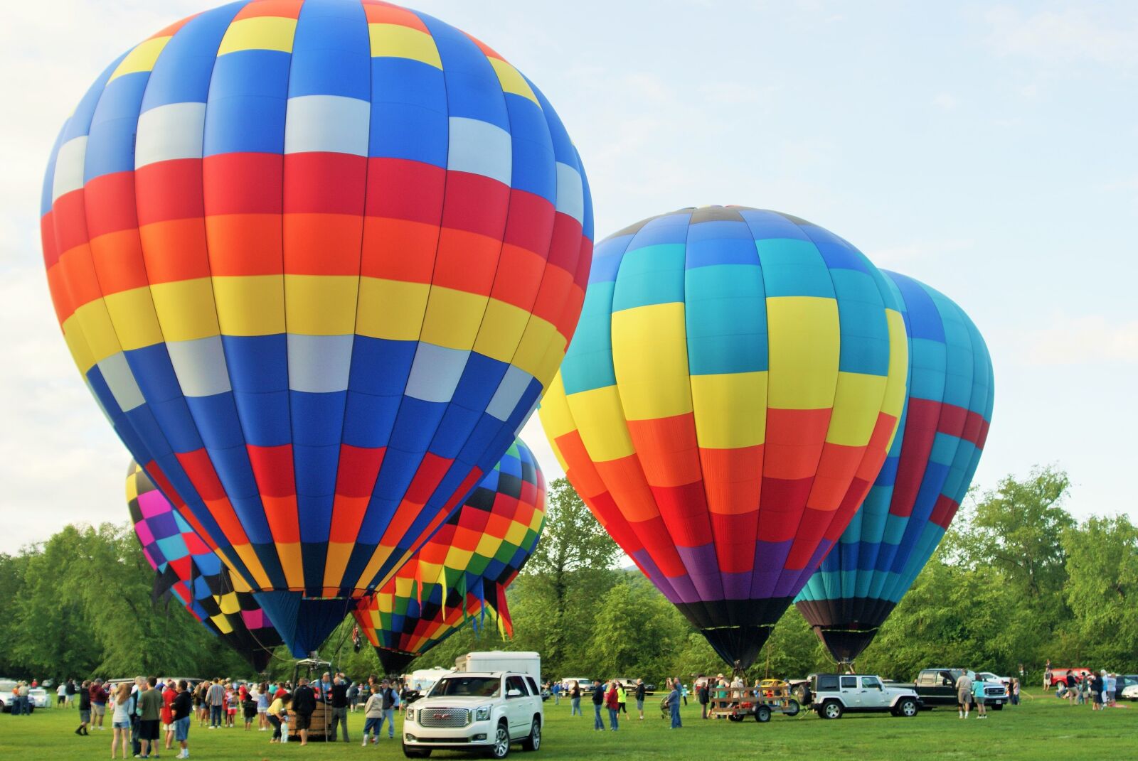 Sony Alpha DSLR-A230 sample photo. Hot air baloons, sunny photography