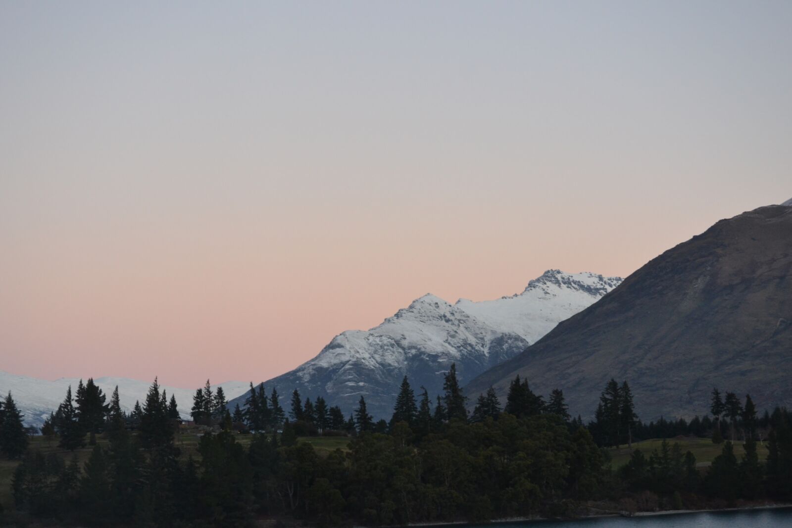 Nikon D3100 sample photo. Snowy mountain, queenstown, nature photography
