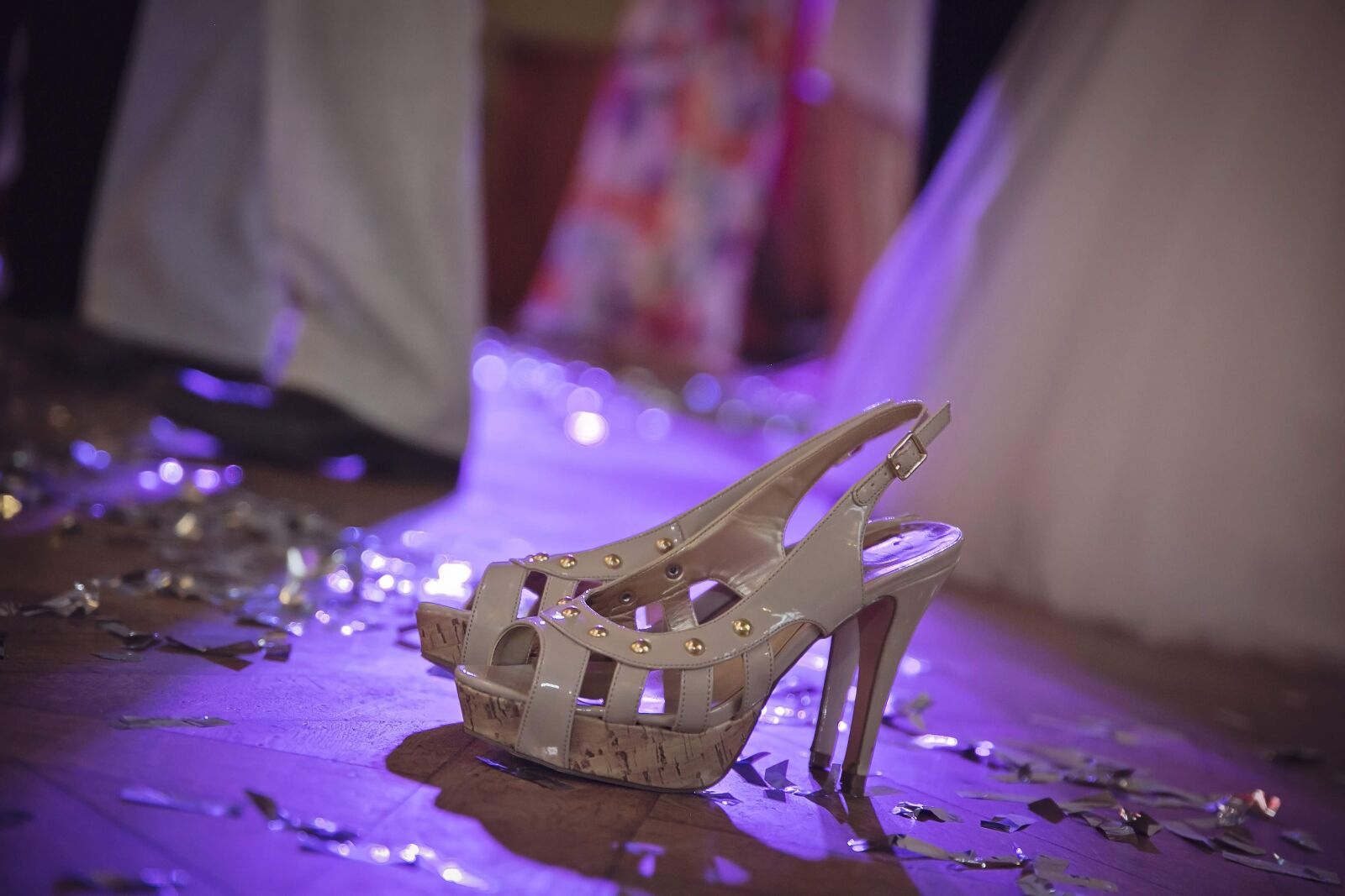 Canon EOS 5D Mark III sample photo. Wedding, wedding shoes, bride photography