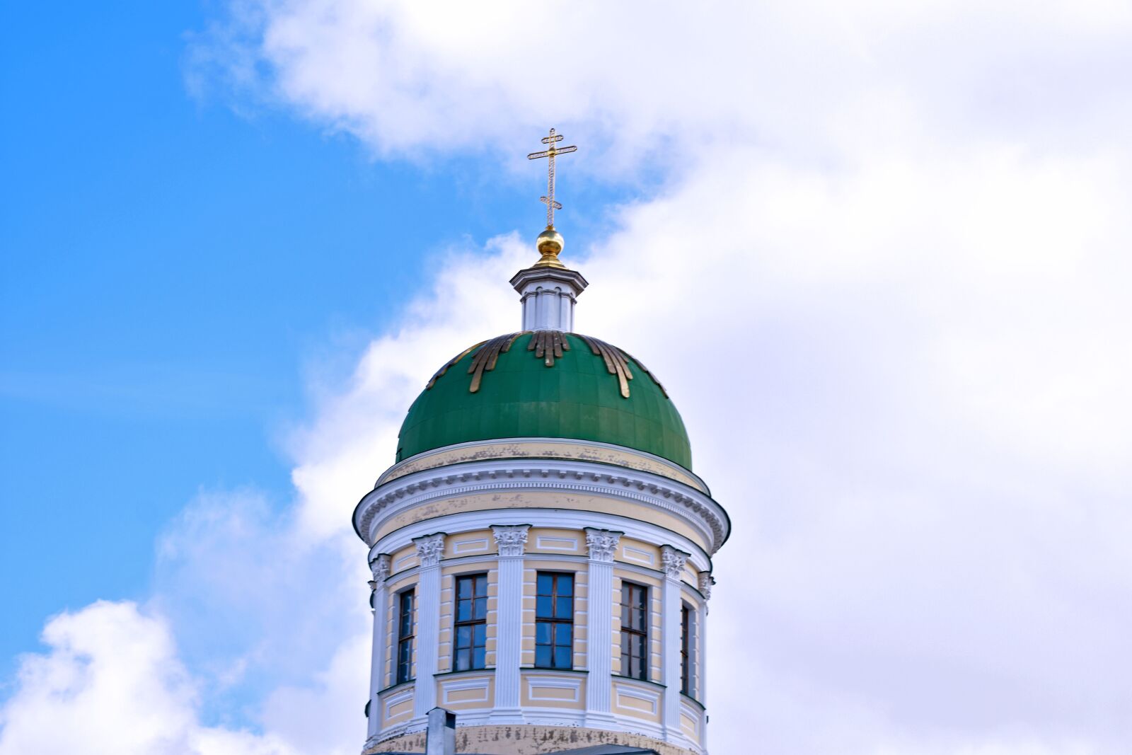 Nikon D3400 sample photo. Sky, church, clouds photography