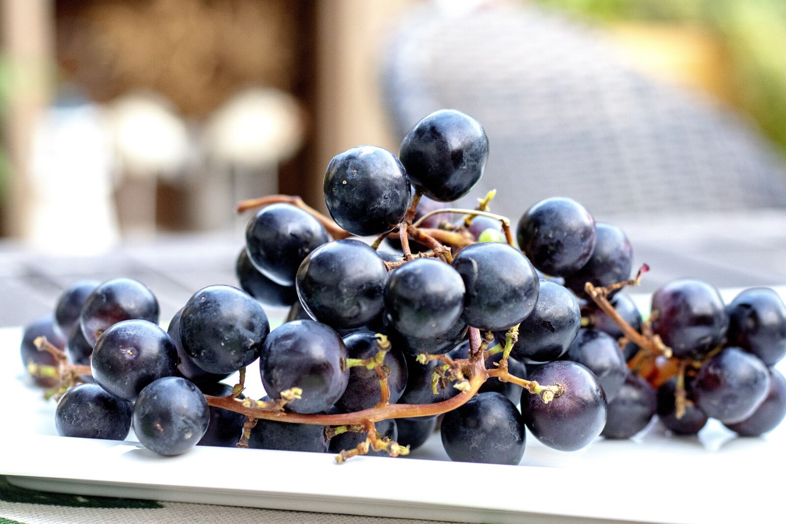 Canon EOS 80D + Canon EF 50mm F1.8 STM sample photo. Grapes, table grapes, fruit photography