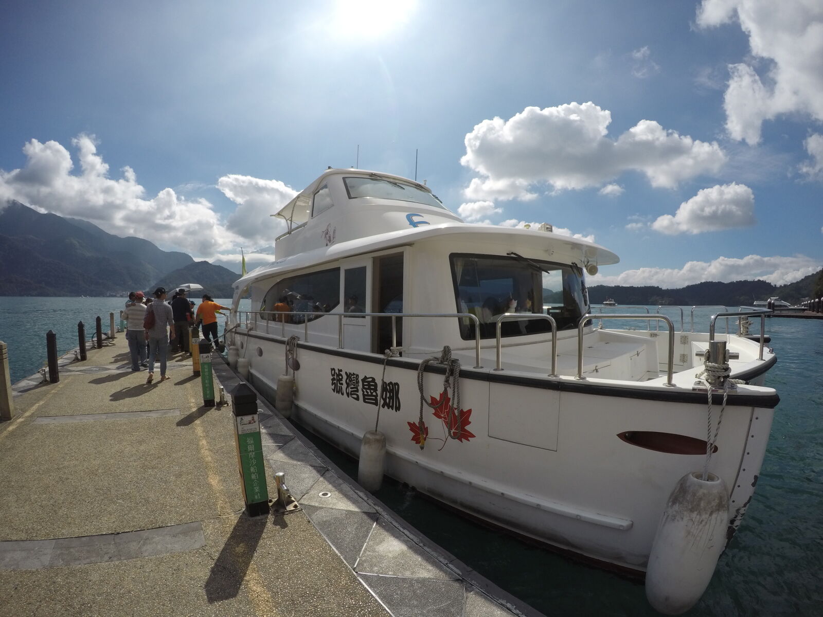 GoPro HERO4 Silver sample photo. Boat, ferry, sunmoonlake, taiwan photography