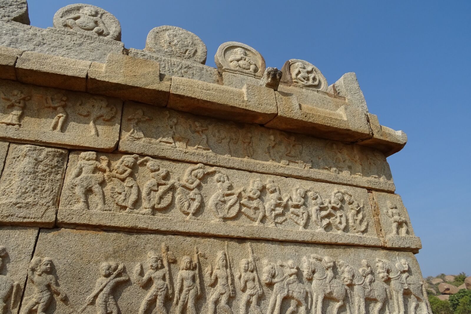 Sony DSC-HX60V sample photo. Hazara rama temple, hampi photography