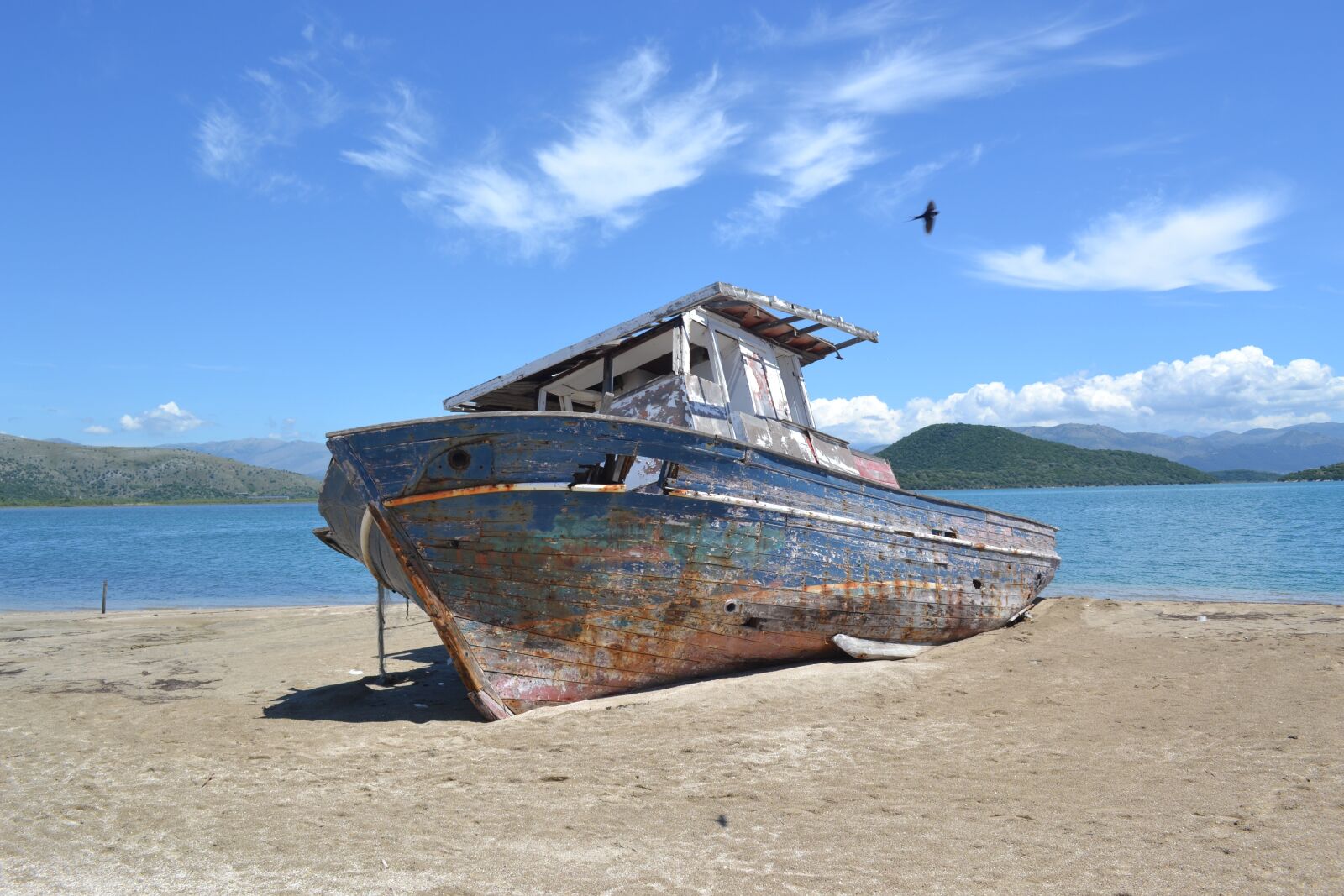 Nikon D3100 sample photo. Ship, wreck, expired photography