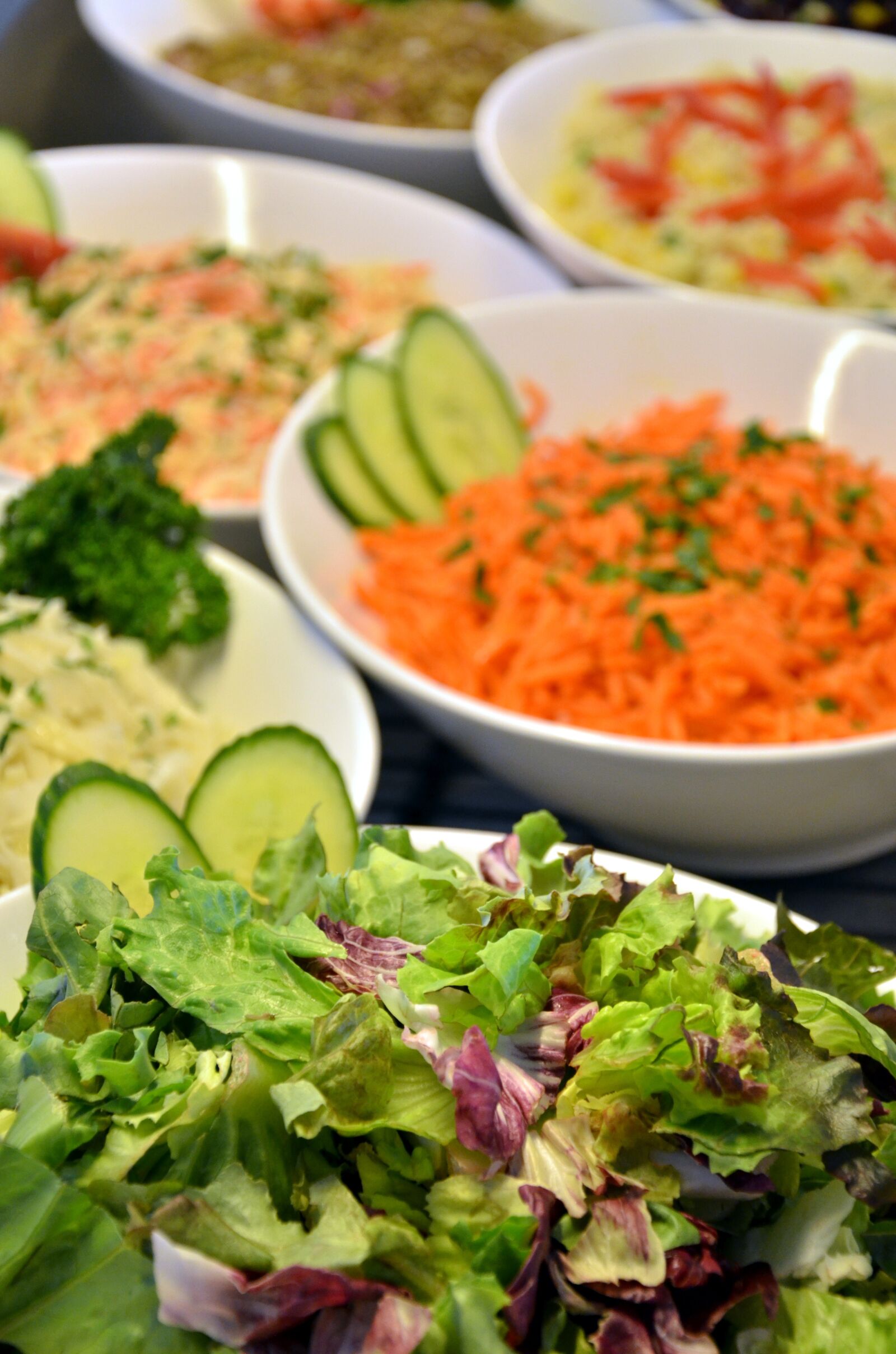 Nikon D7000 sample photo. Salad, plate, eat photography