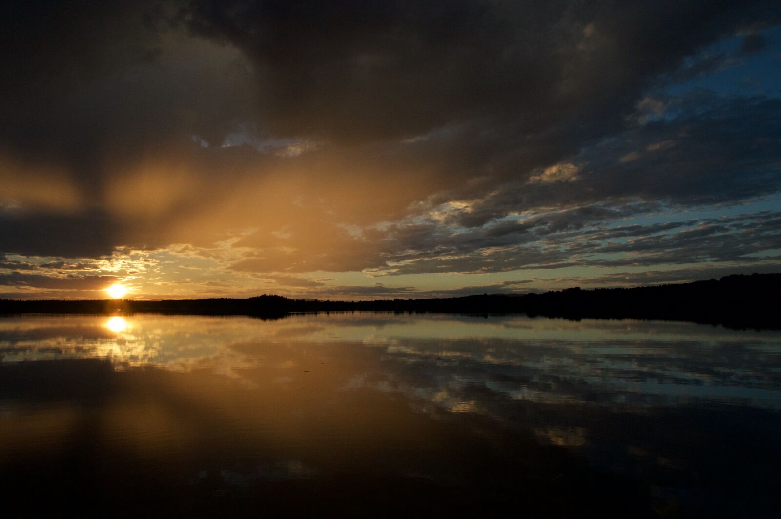 Nikon D3200 sample photo. Sunset, öresjön, furudal photography