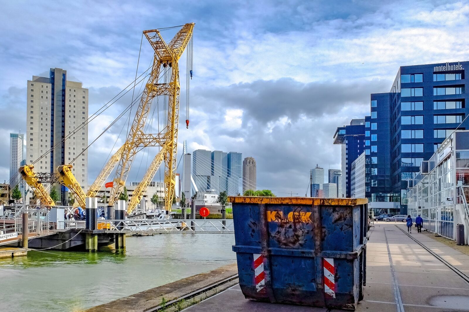 Fujifilm X30 sample photo. Dock, crane, harbour photography
