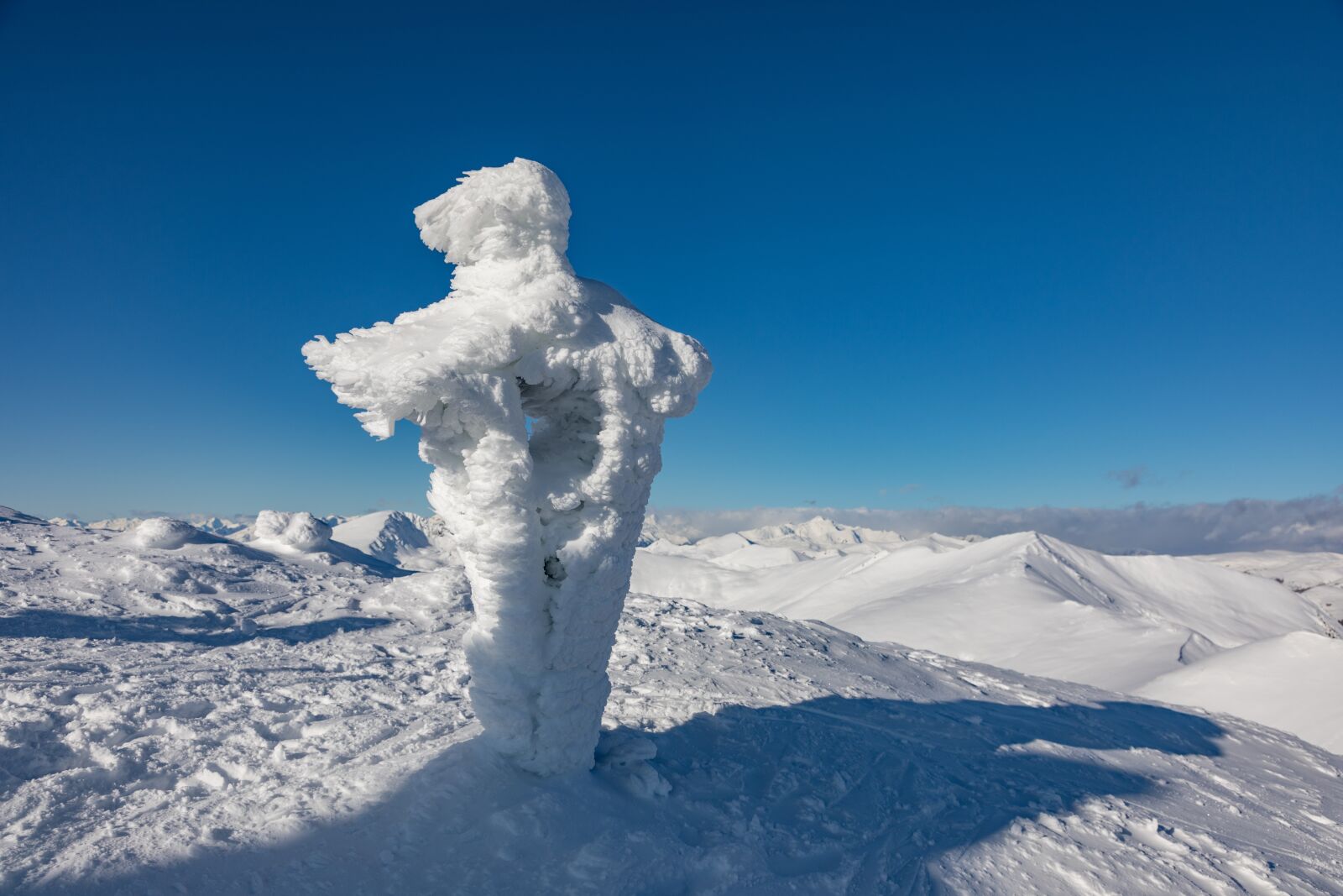 Canon EOS 5D Mark IV sample photo. Summit cross, snow, drift photography