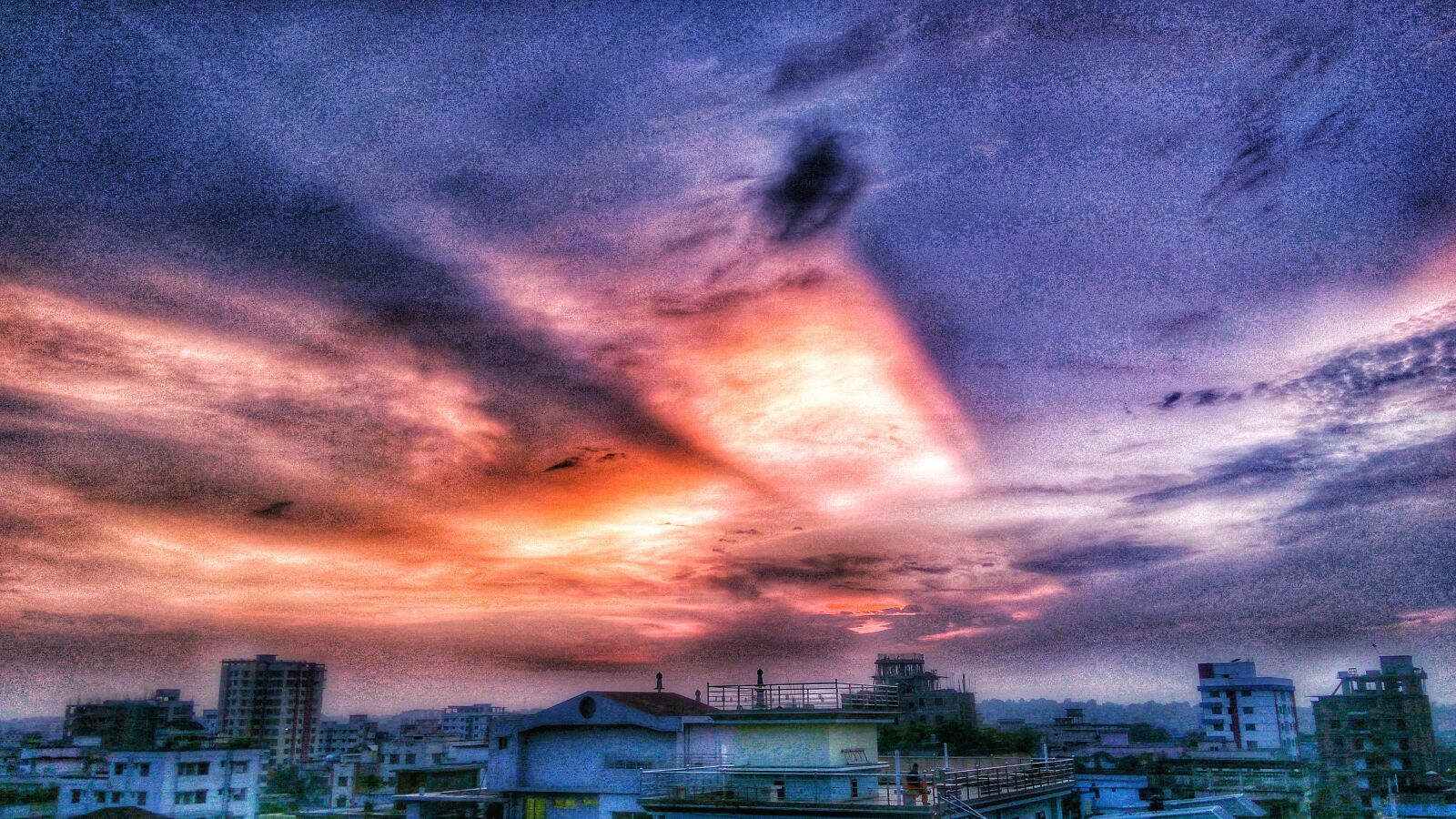 Xiaomi Redmi Note3 sample photo. Apartment, buildings, blue, blue photography