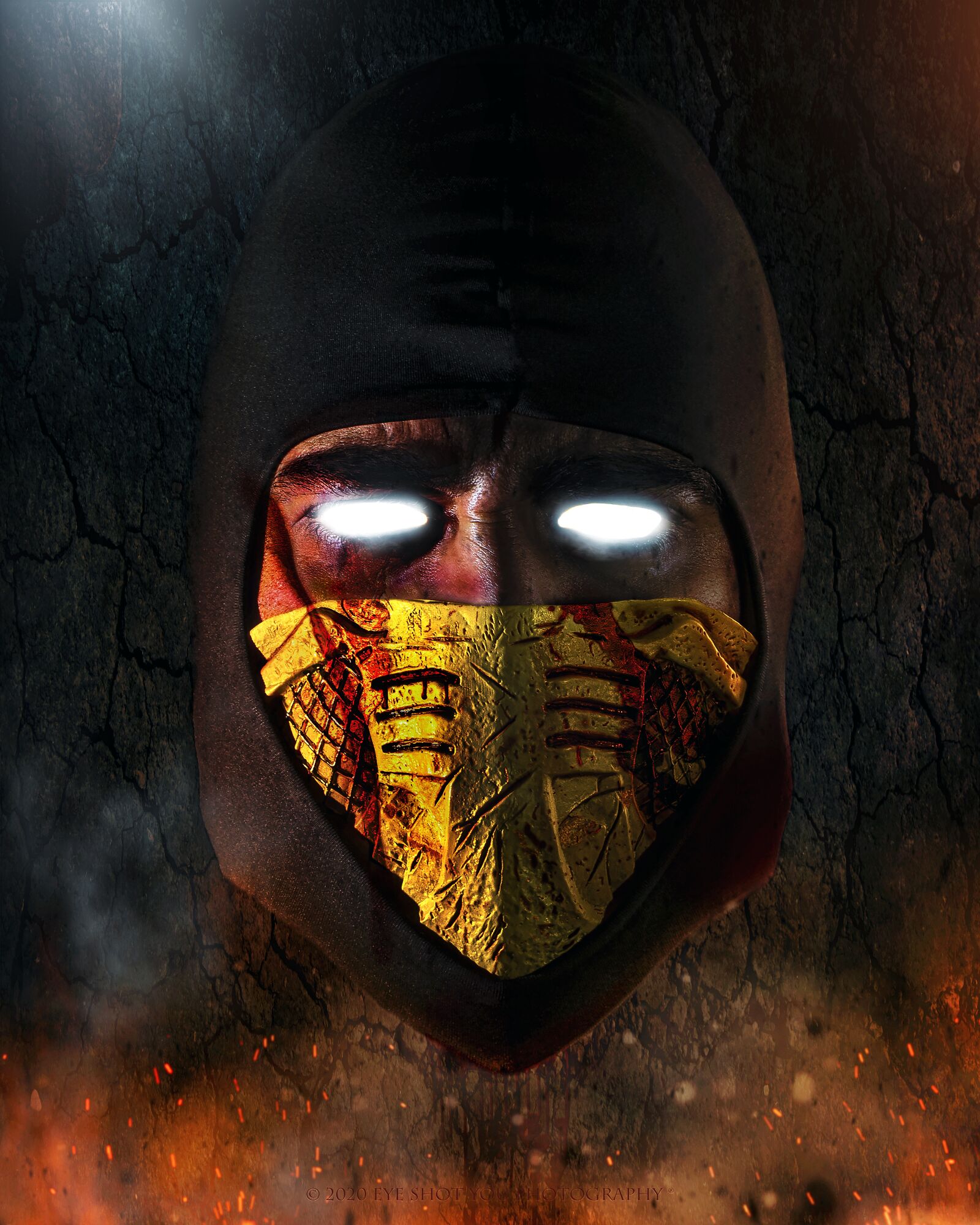 Canon EF-S 18-135mm F3.5-5.6 IS USM sample photo. Mortal kombat, mk, scorpion photography