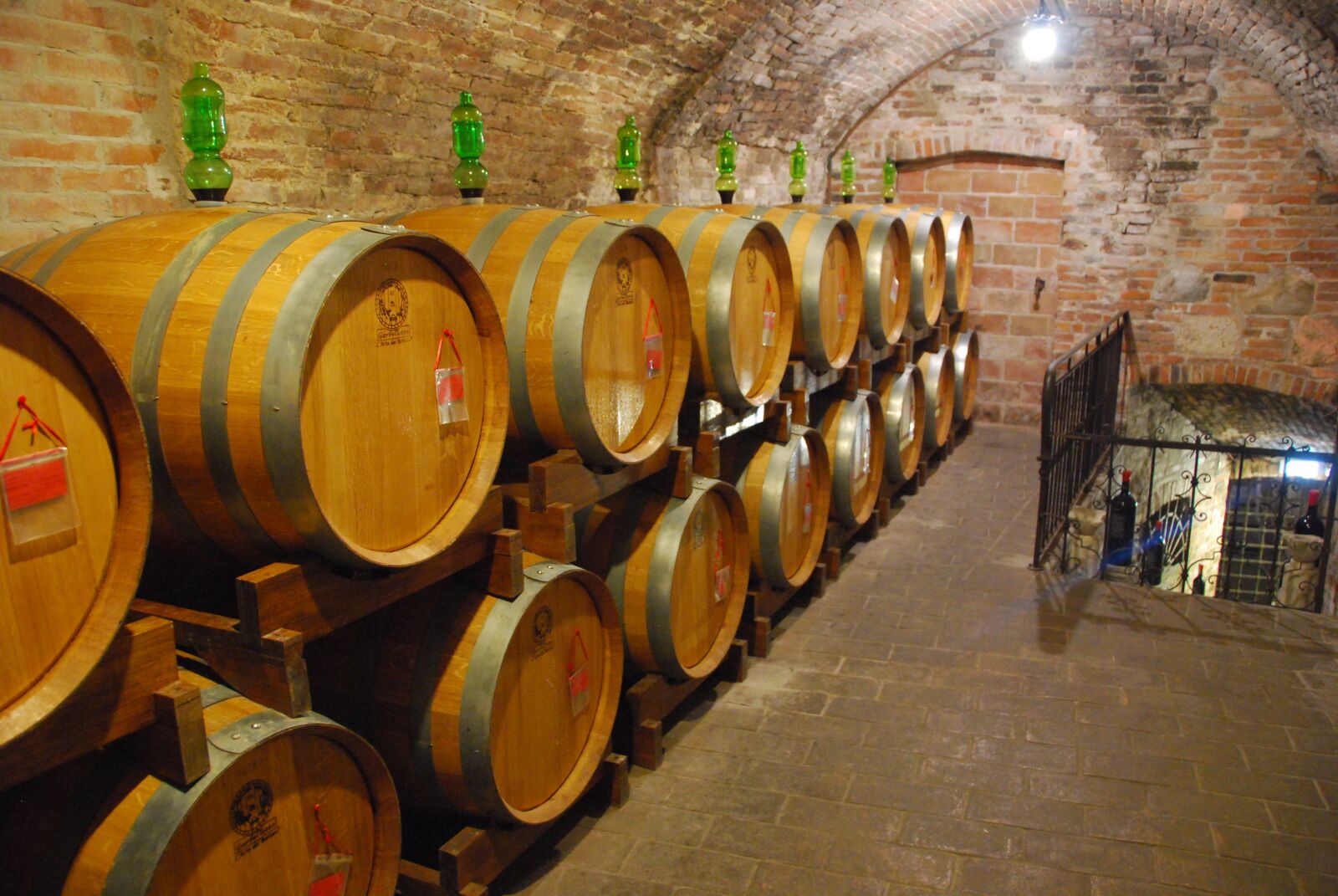Nikon D80 sample photo. Botti, wine, cellar photography