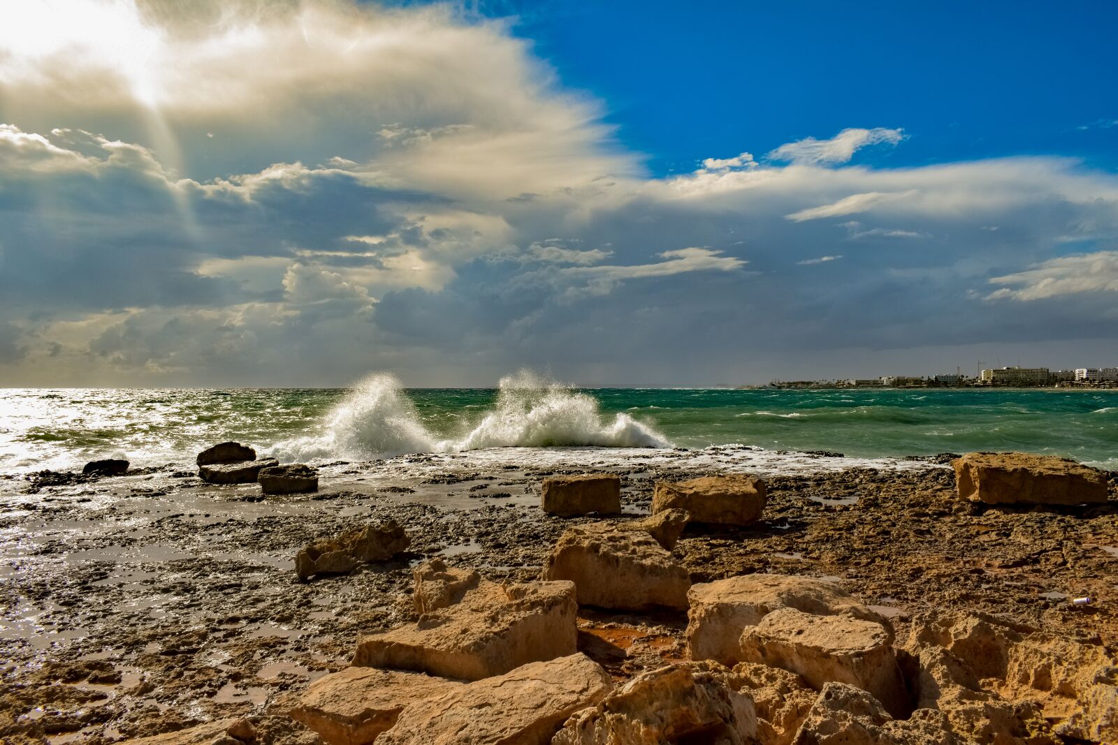 Nikon D3300 sample photo. Wave, crashing, water photography