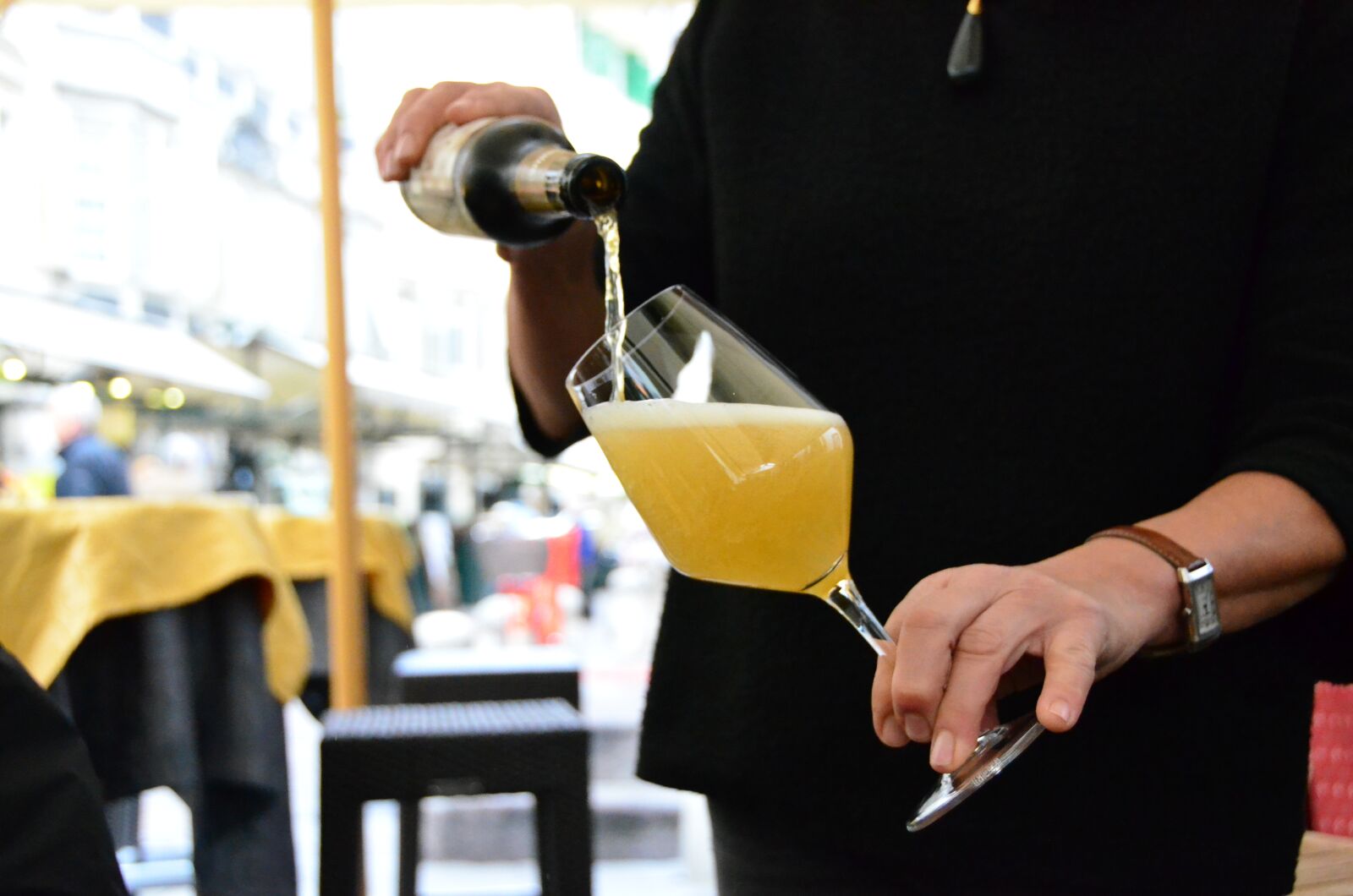Nikon D5100 sample photo. Beer, champagne, drink photography