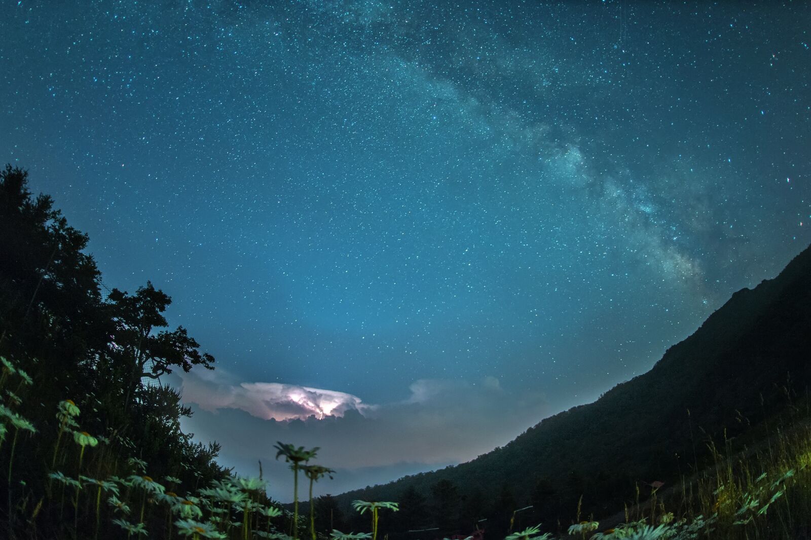 Nikon D4 sample photo. The night sky, lightning photography