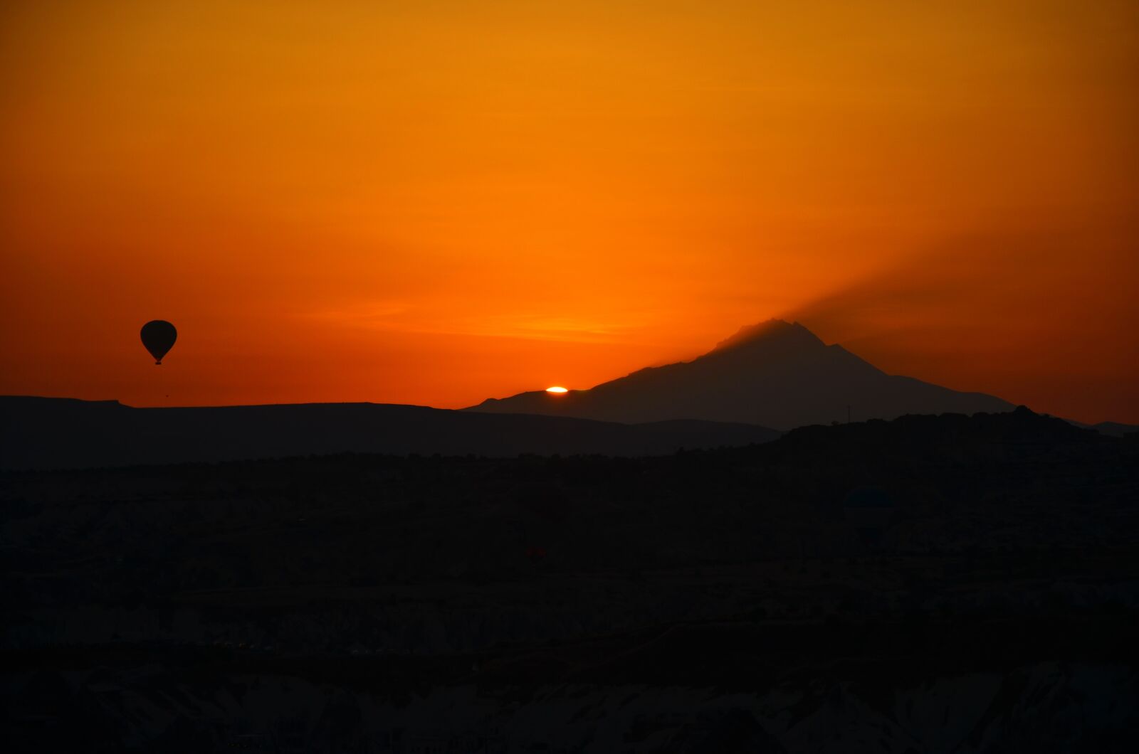 Nikon D5100 sample photo. Erciyes, see, silhouette photography