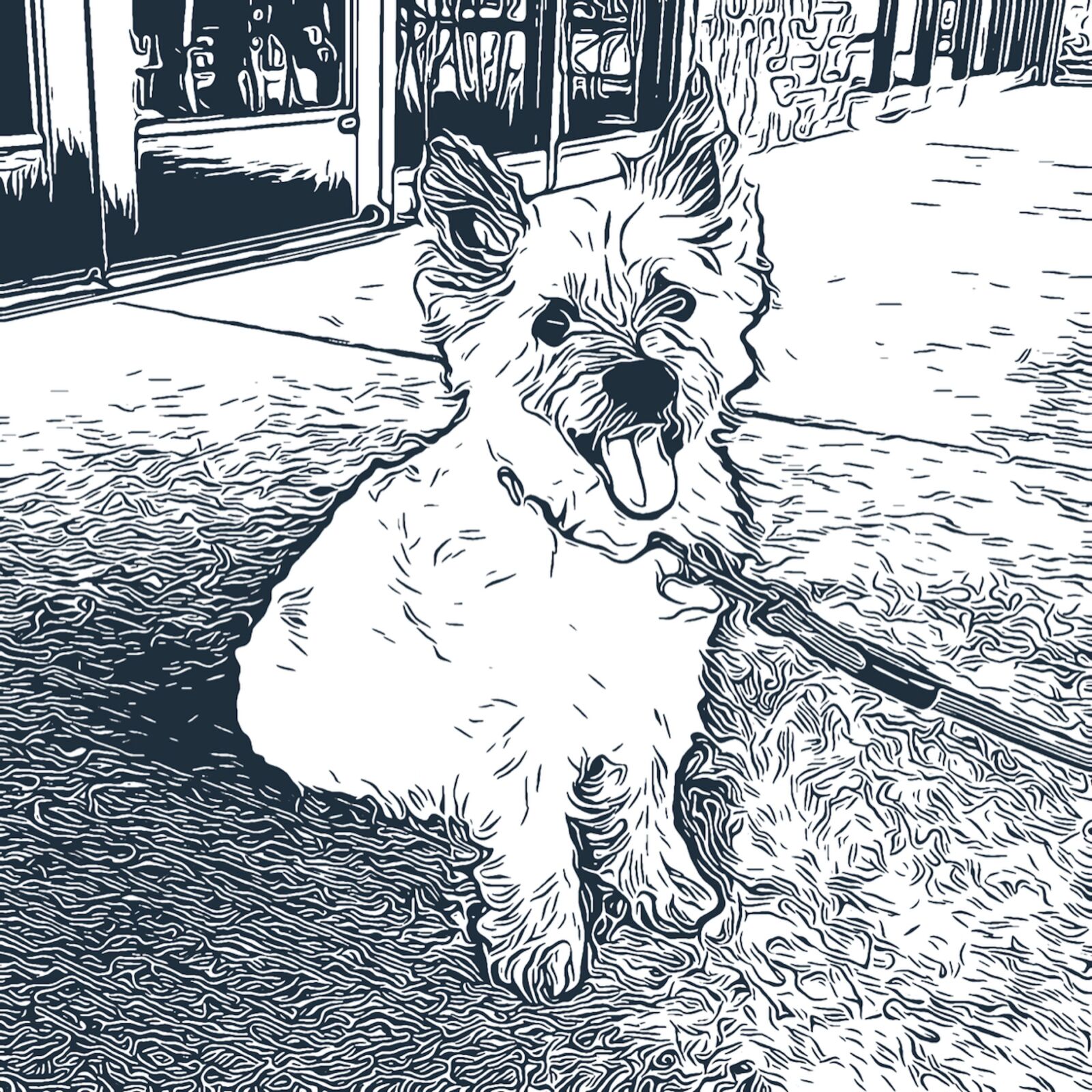 Apple iPhone 6s sample photo. Dog, art, black and photography