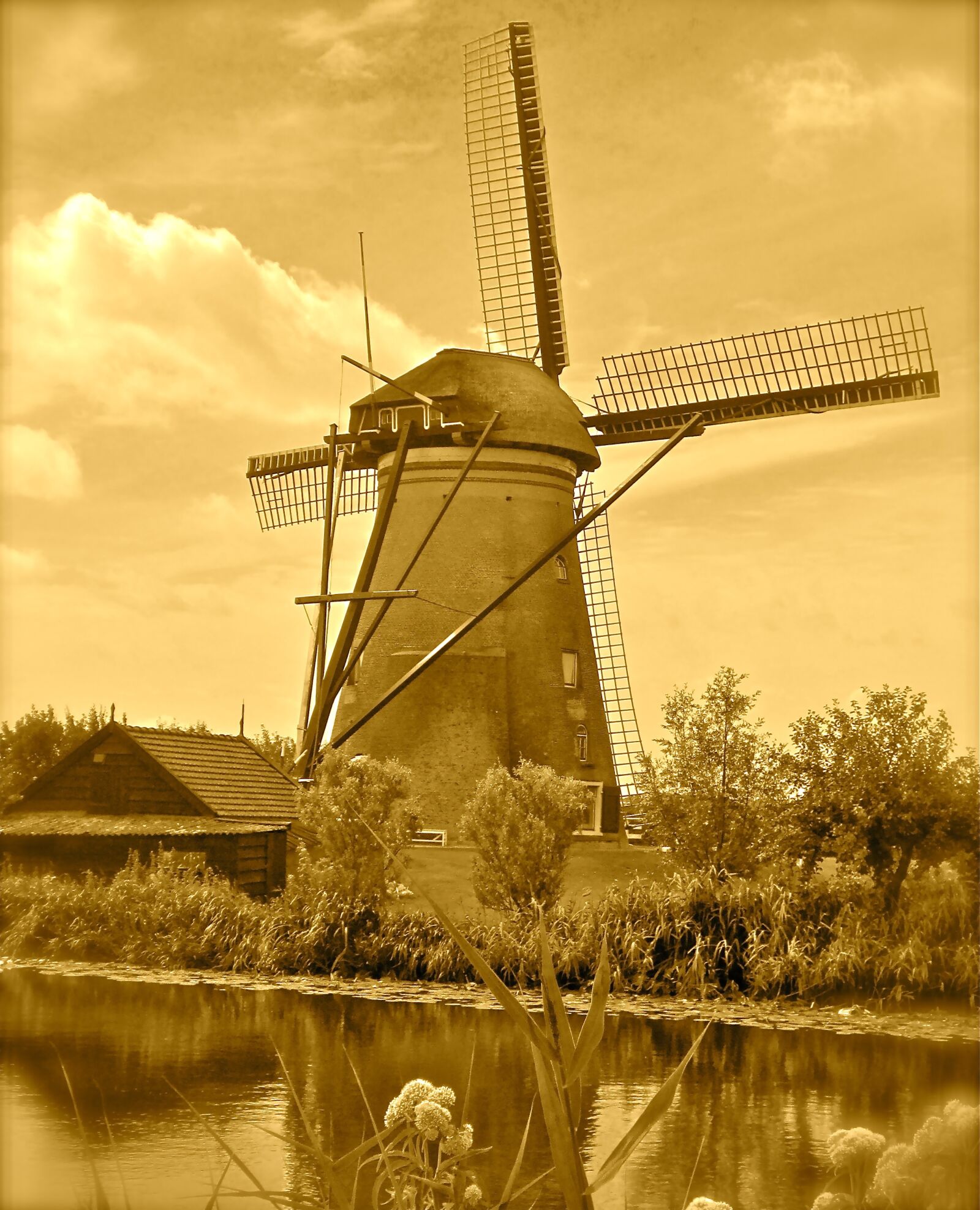 Canon PowerShot A3300 IS sample photo. Holland, netherlands, windmill photography