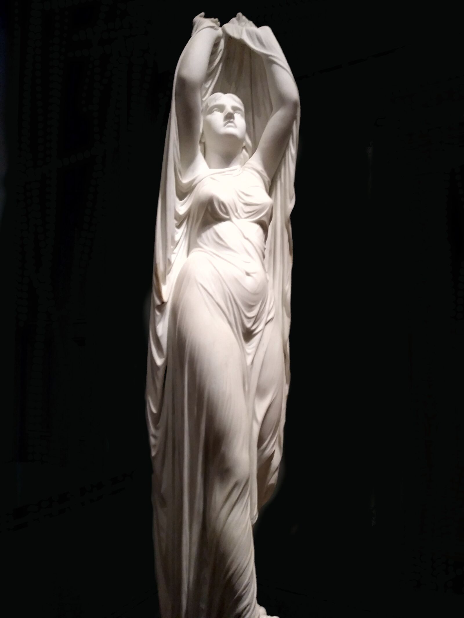 LG K20 V sample photo. Statue, woman, veil photography