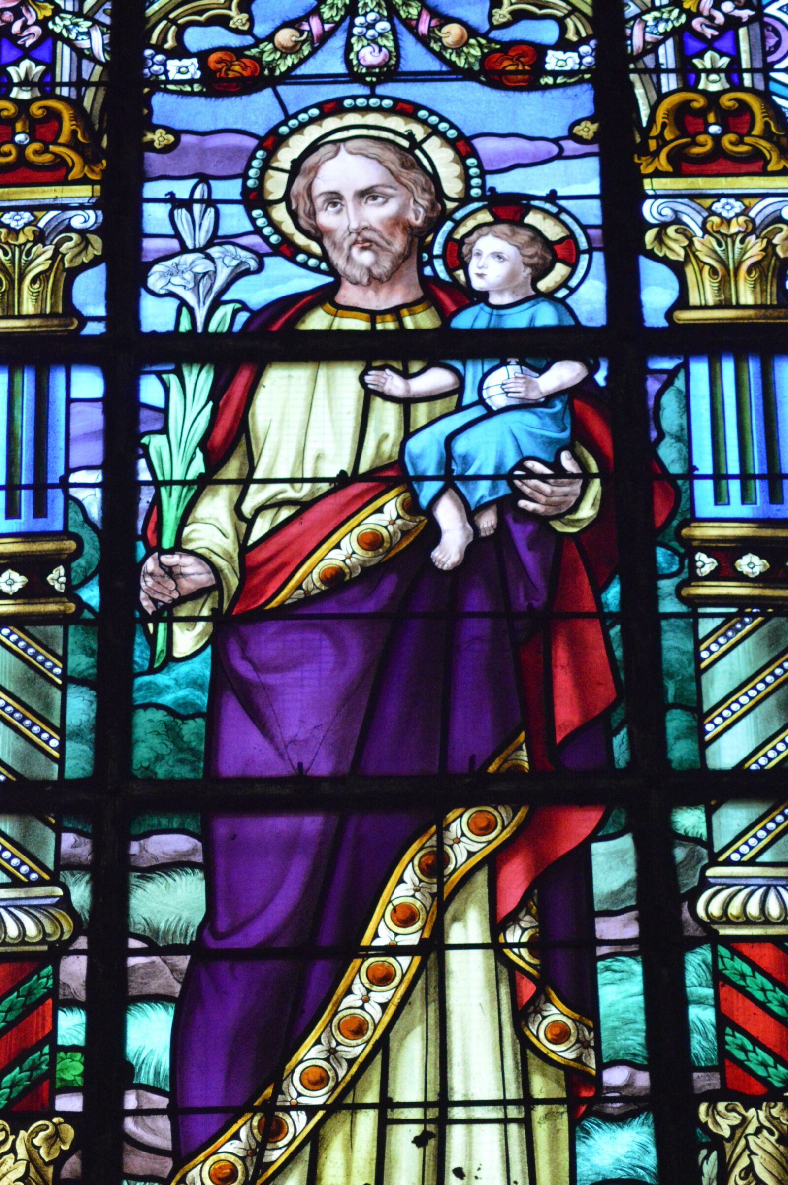 Nikon D3200 sample photo. Stained glass, window, church photography
