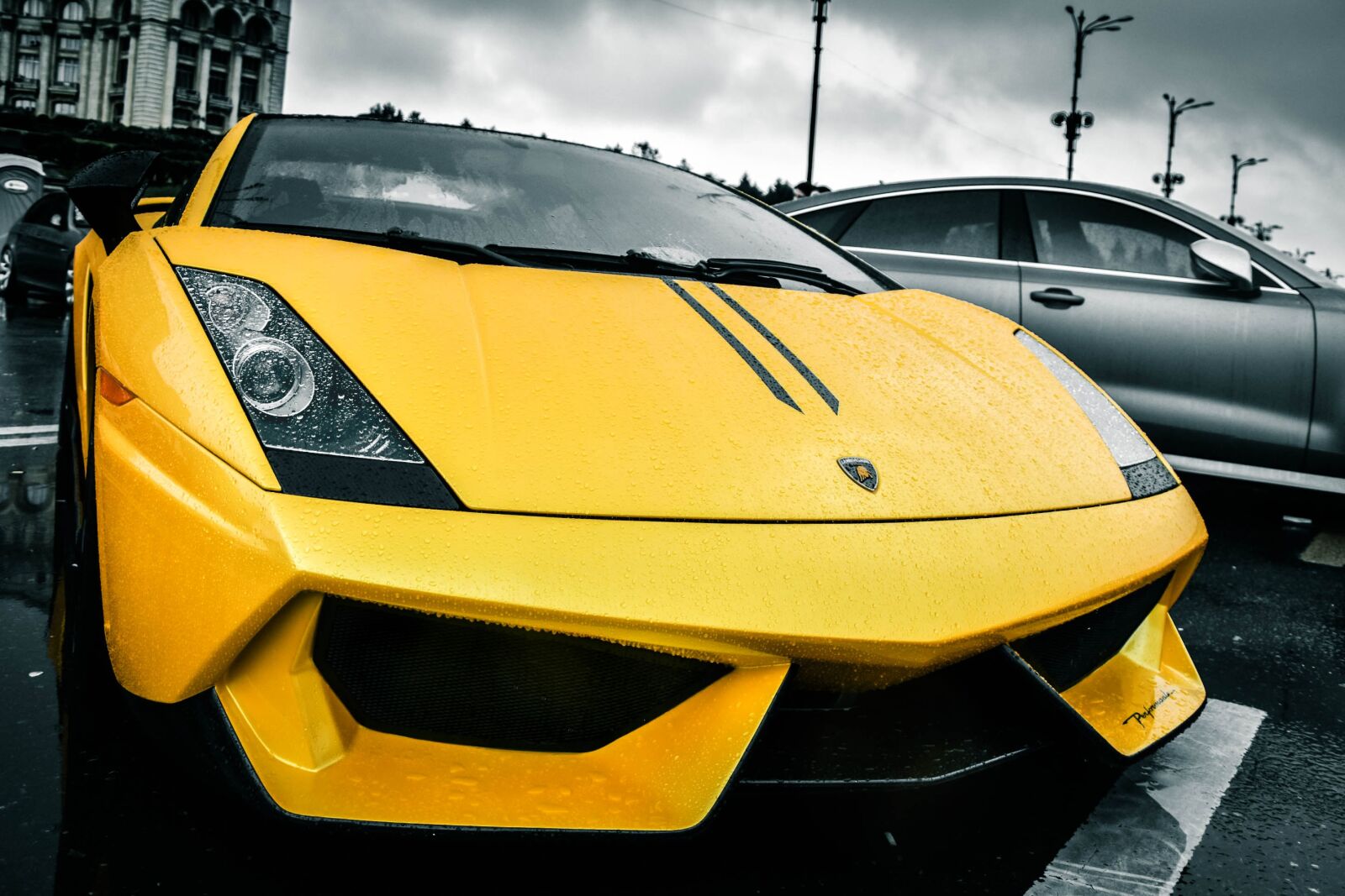 Nikon D7200 sample photo. Yellow, car, lambo photography