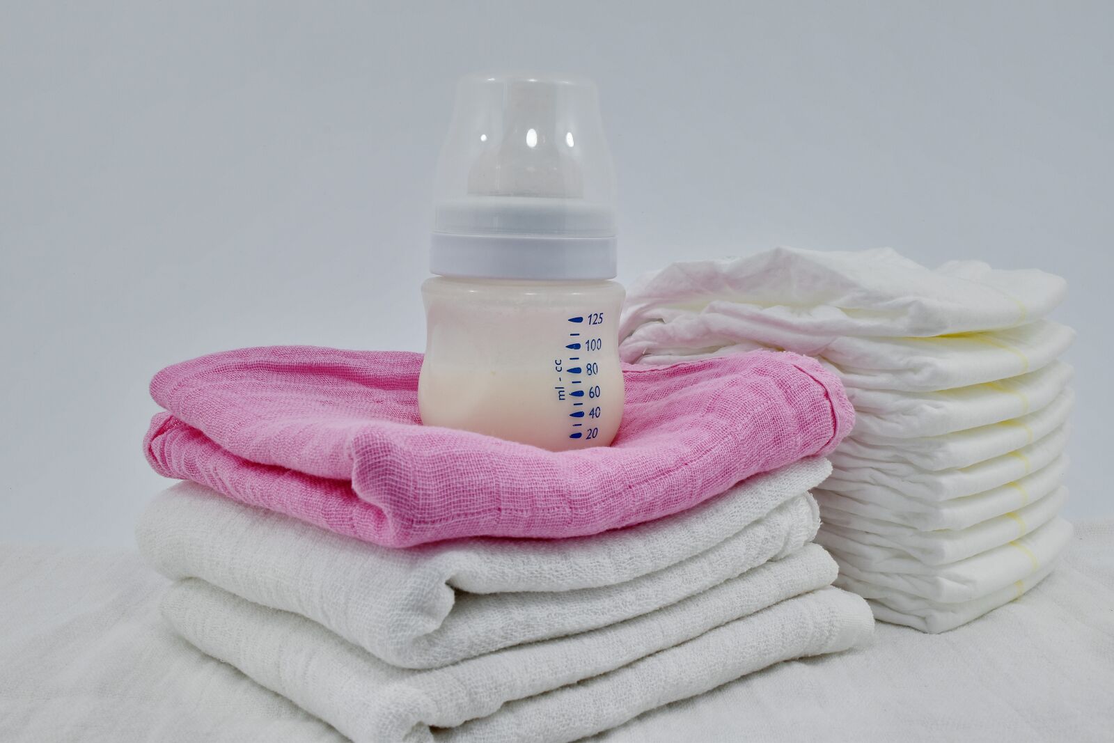 Nikon D5500 sample photo. Baby, diaper, milk, organic photography