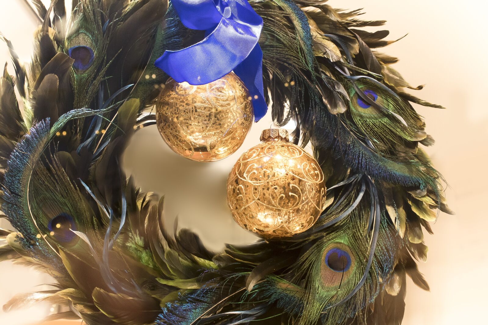 Canon EOS 1300D (EOS Rebel T6 / EOS Kiss X80) sample photo. Advent wreath, peacock feather photography