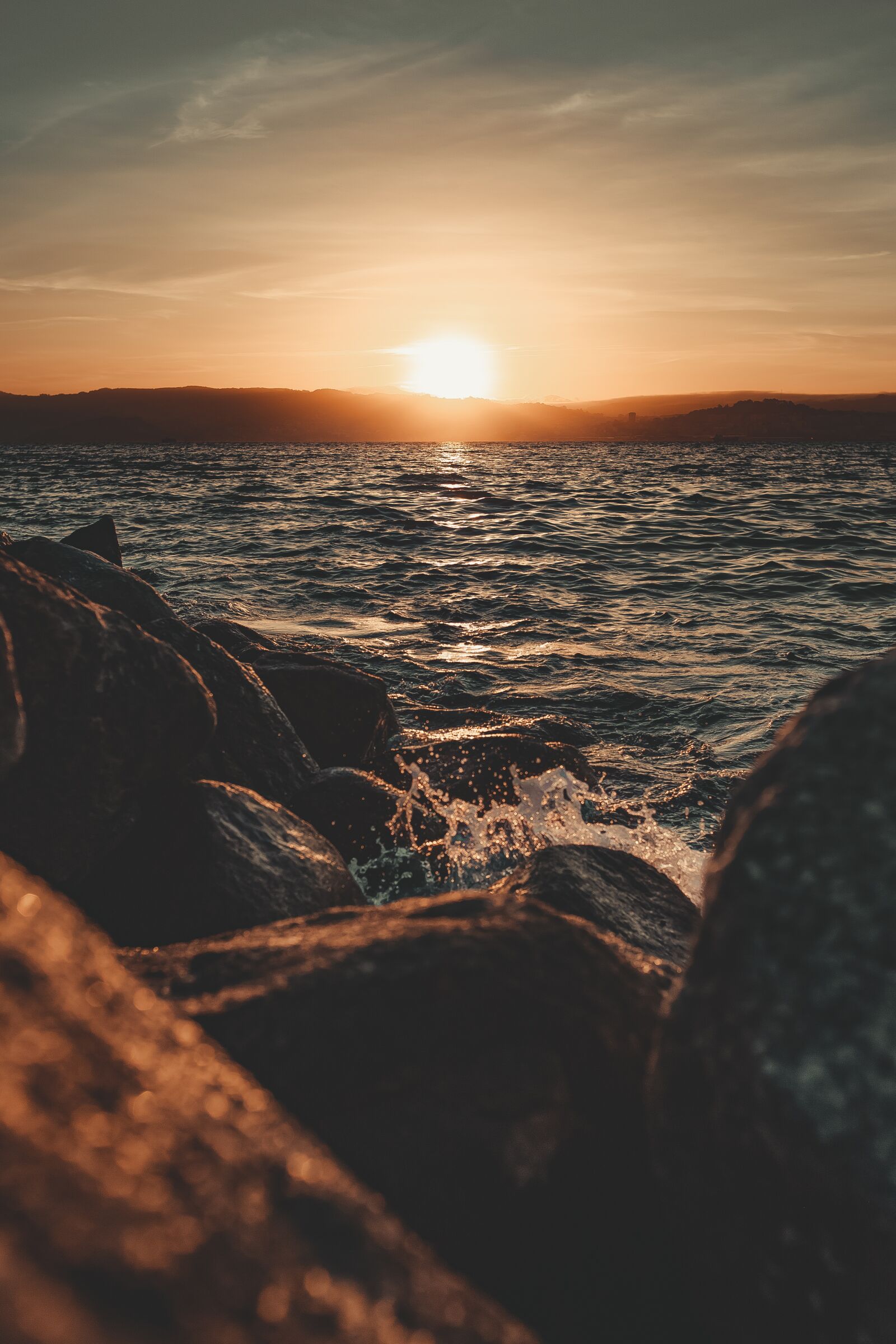 Canon EOS 6D sample photo. Water, splash, sunset photography