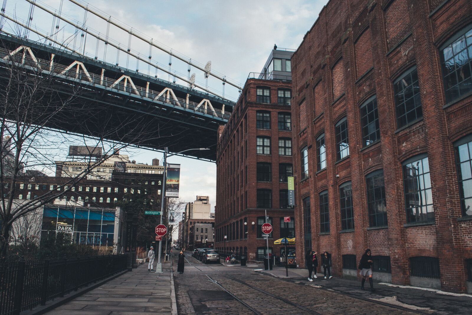 Nikon D3100 sample photo. Dumbo, manhattan bridge, nyc photography