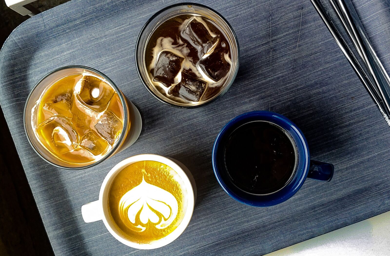 LG G7 ThinQ Rear Main Camera sample photo. Coffee, cafe, tray photography