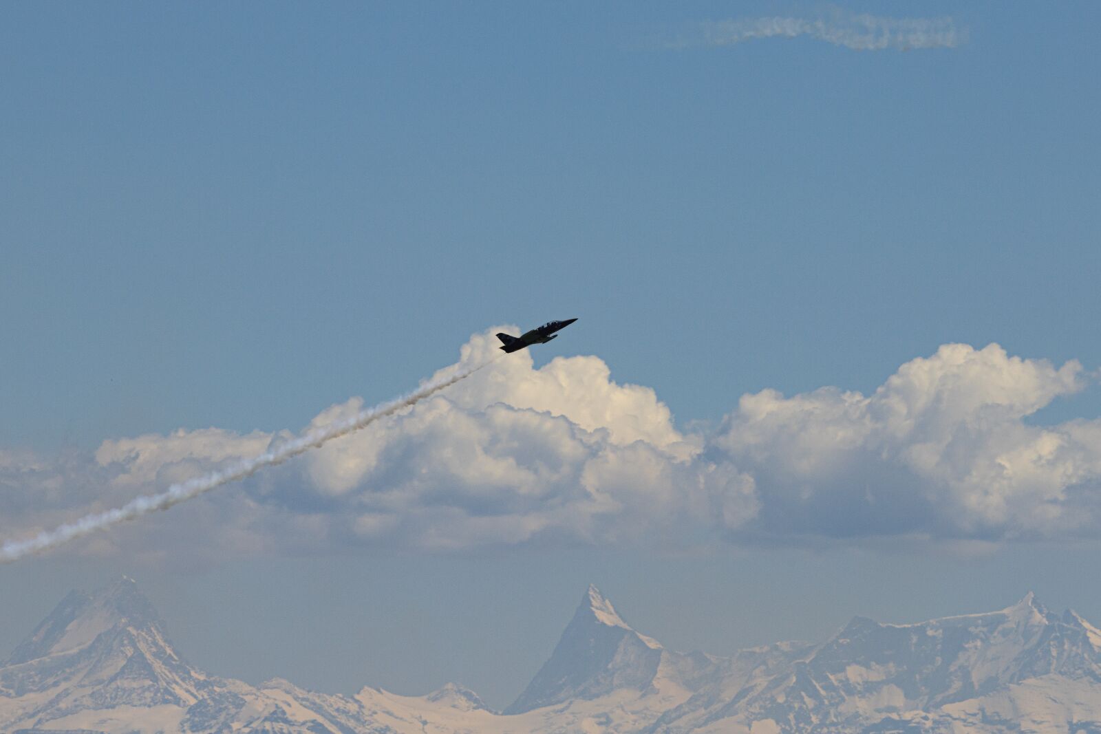 Canon EOS 6D Mark II sample photo. Jet, aircraft, alpine photography