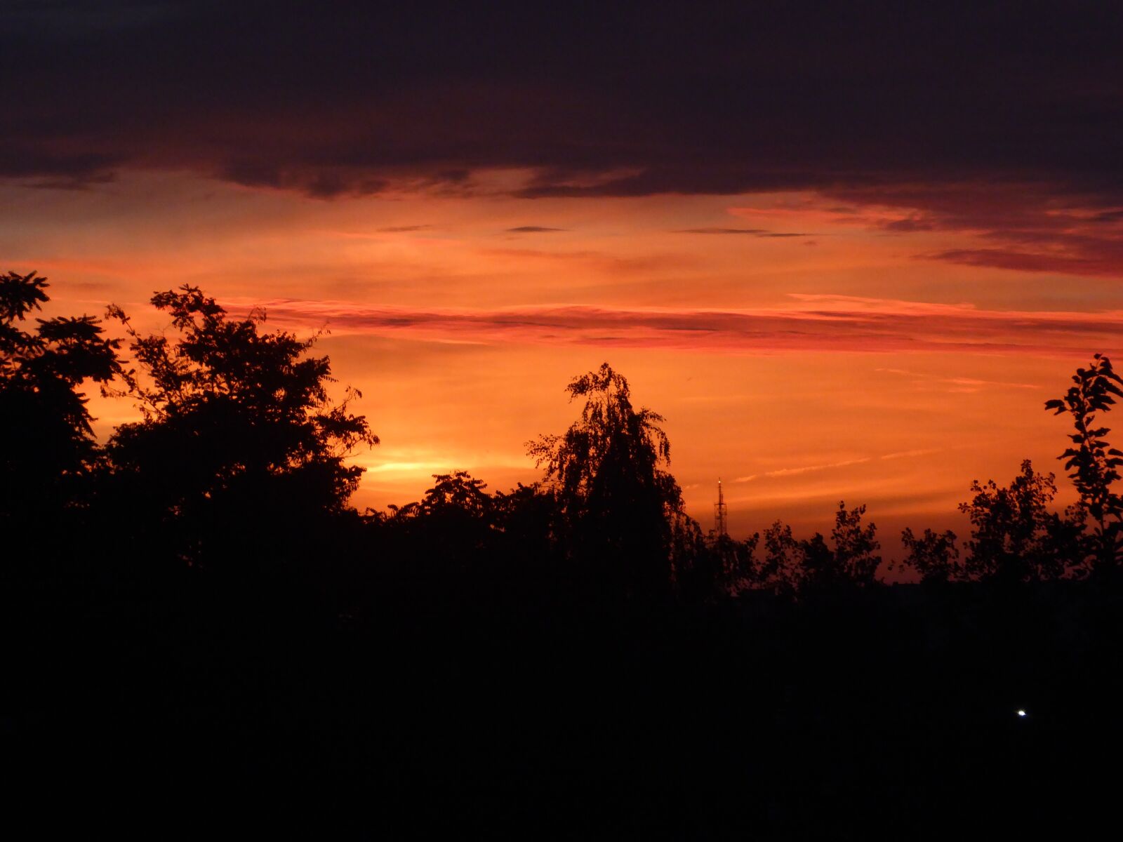 Panasonic DMC-TZ61 sample photo. Evening, sky, west photography