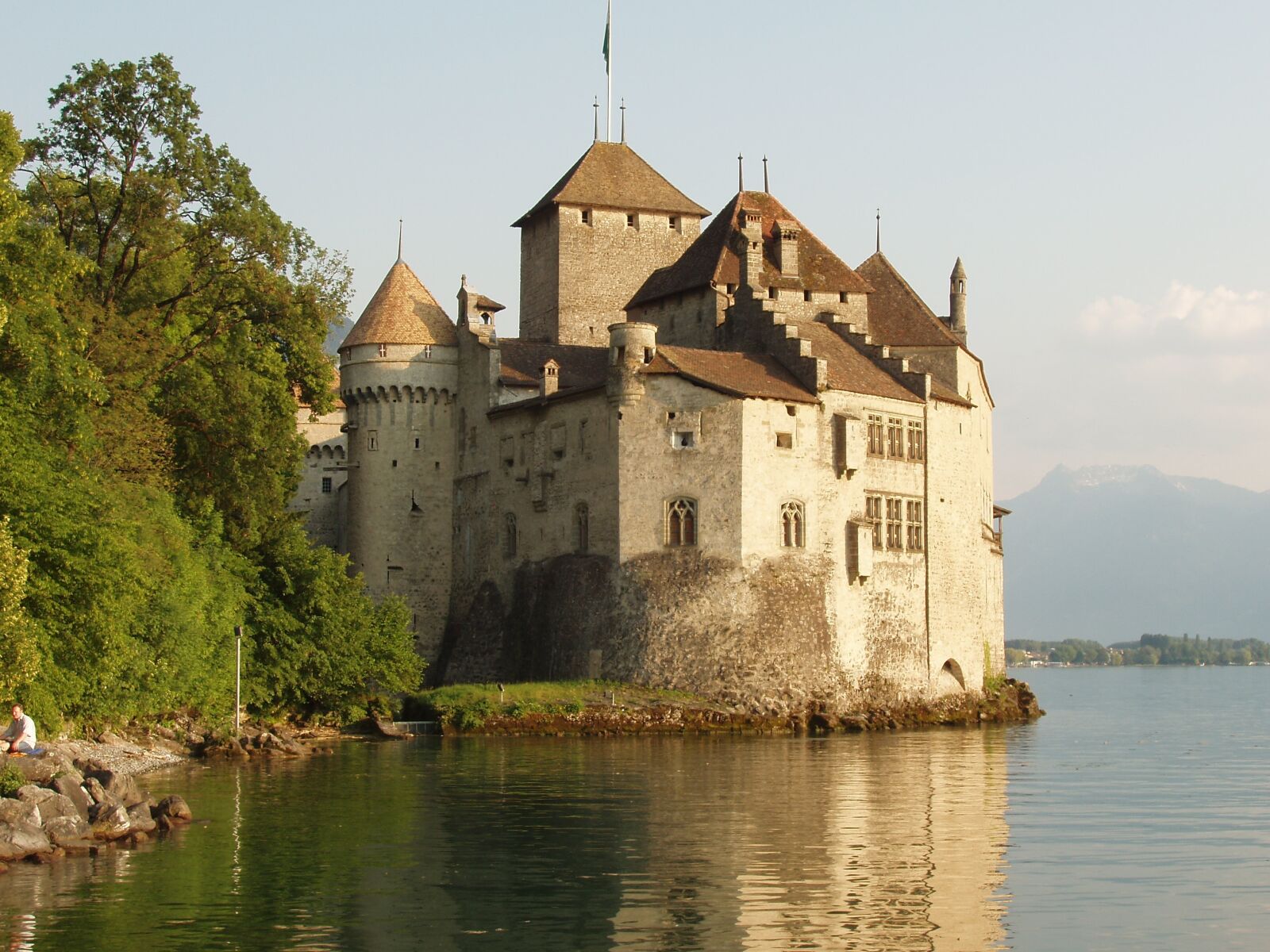 Olympus X-3,C-60Z sample photo. Lake, lausanne, switzerland photography