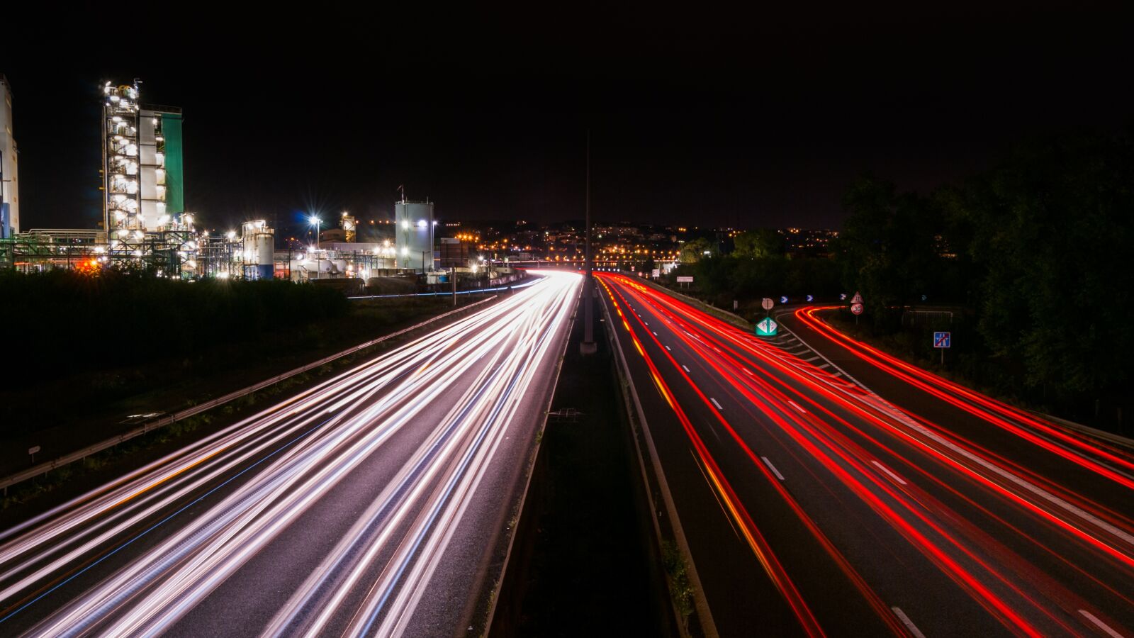 Nikon D40X sample photo. Factory, highway, lyon photography