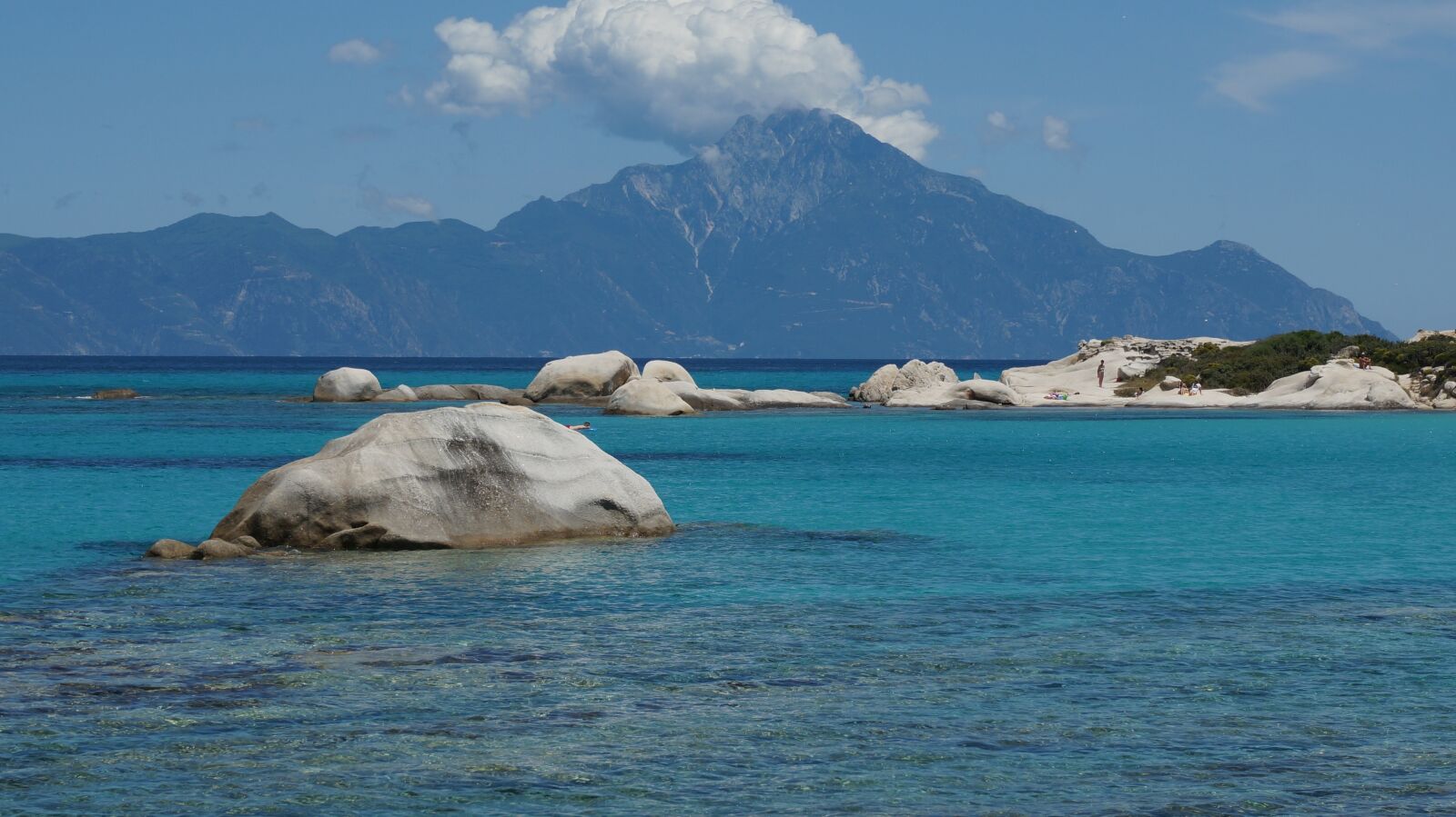 Sony Alpha NEX-5T sample photo. Greece, calkidiki, rocks photography