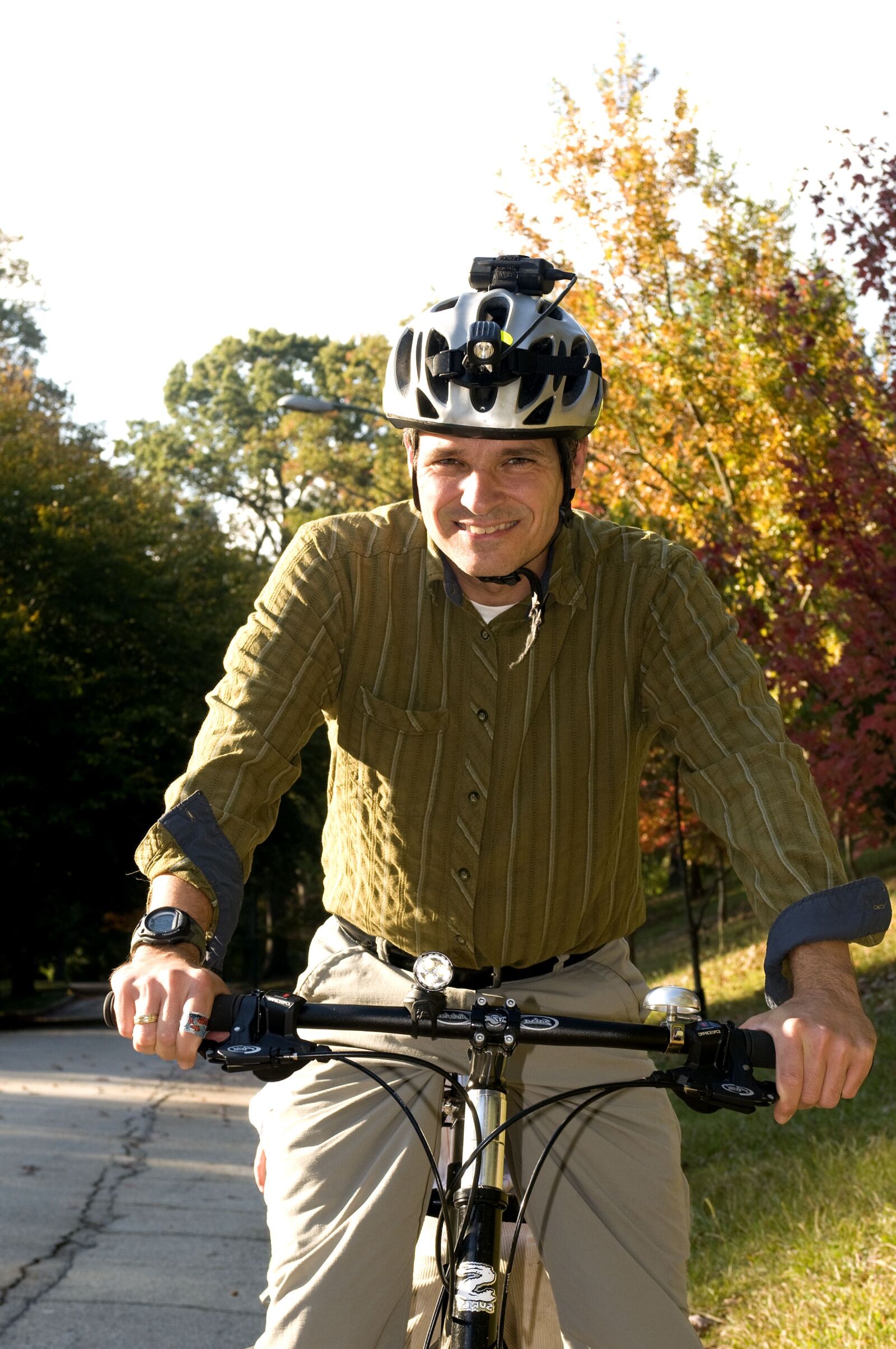 Nikon D300 sample photo. Man, bicycling, bike, friendly photography