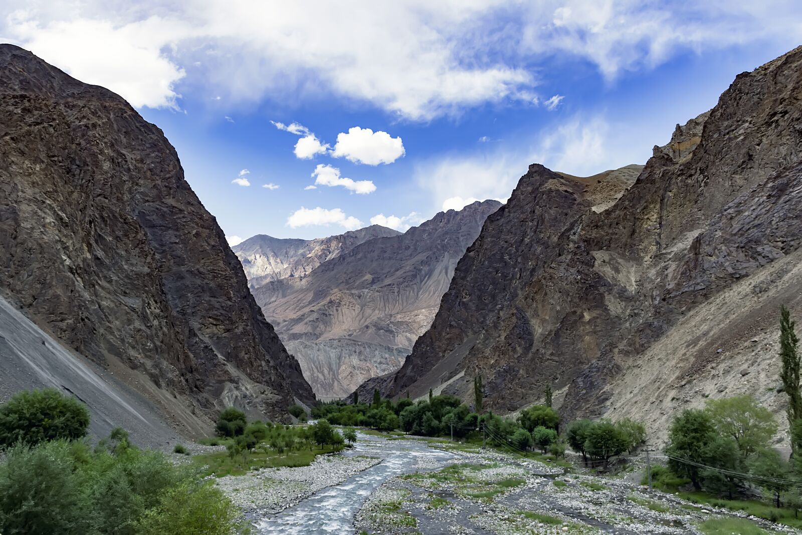 Nikon D7100 sample photo. Kharmang, valley, mountains photography