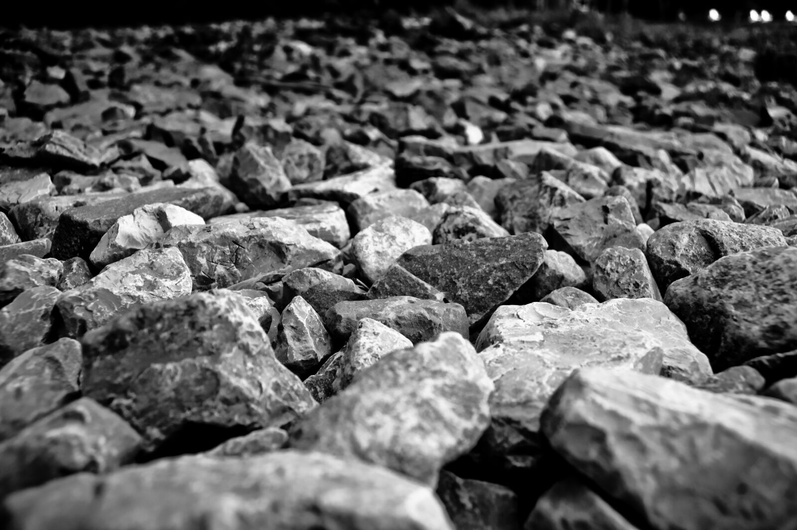 Nikon D50 sample photo. Black, and, white, gravel photography