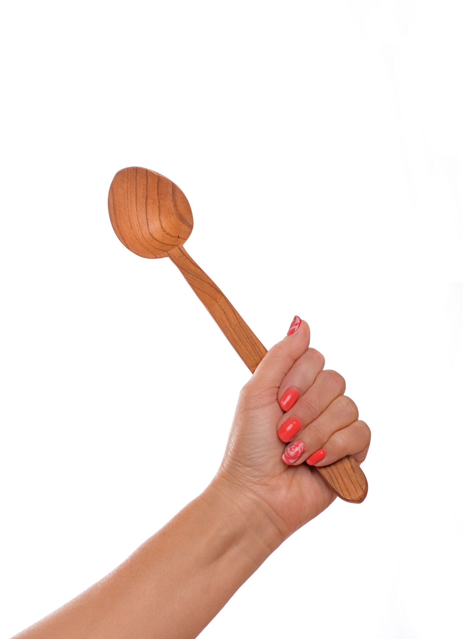 Nikon D7200 sample photo. Female hand, wooden spoon photography