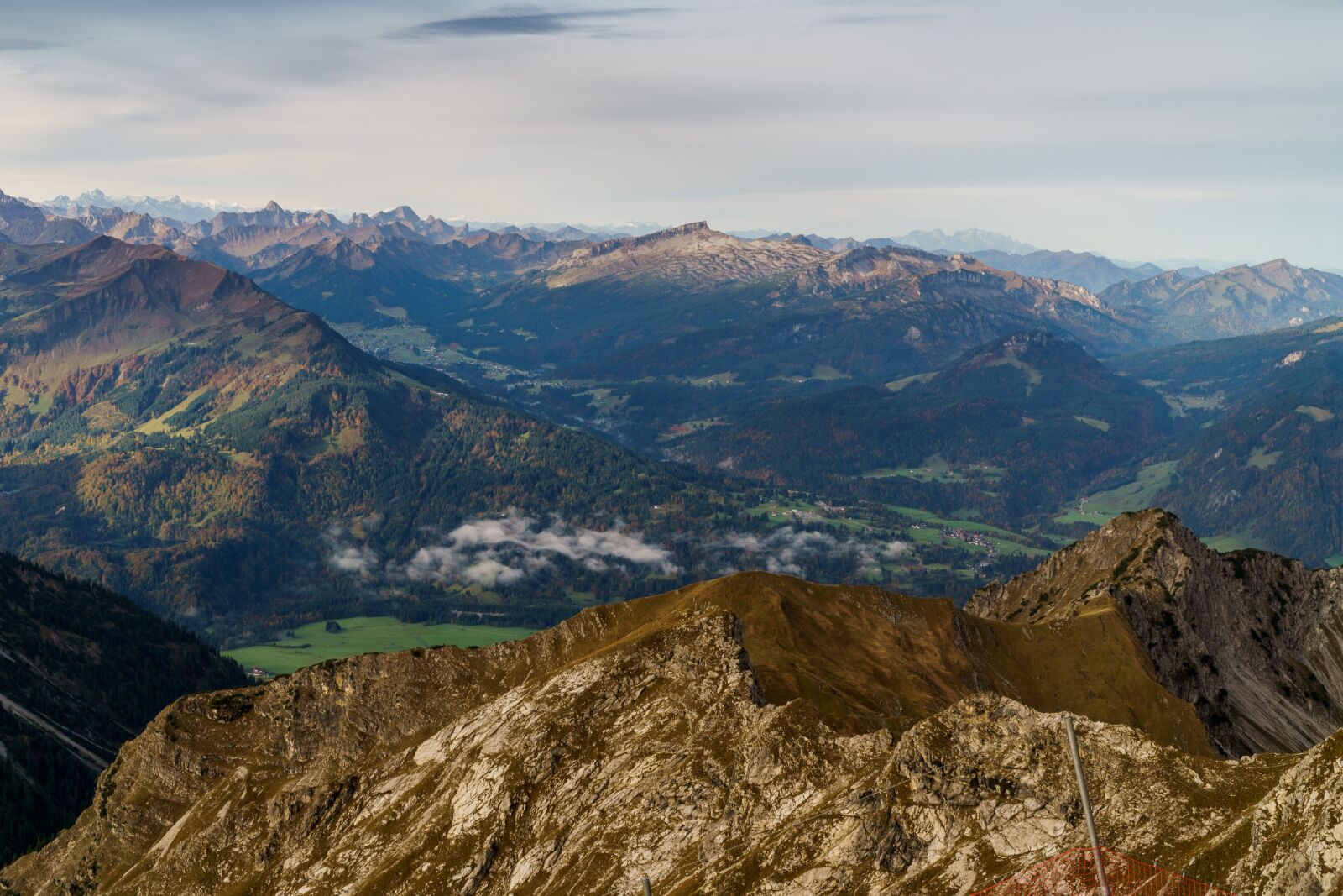 Sony a6000 + Sony E PZ 18-105mm F4 G OSS sample photo. Oberstdorf, foghorn, kleinwalsertal photography