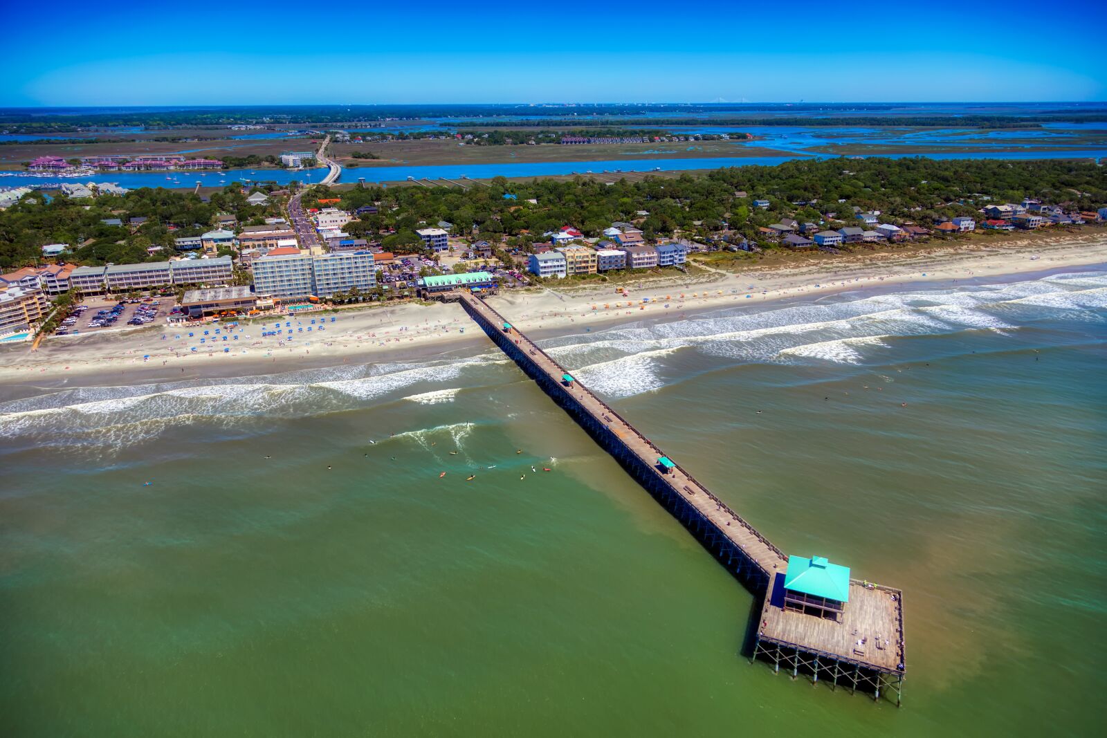 Canon EOS 5DS R sample photo. Folly pier, charleston, south photography