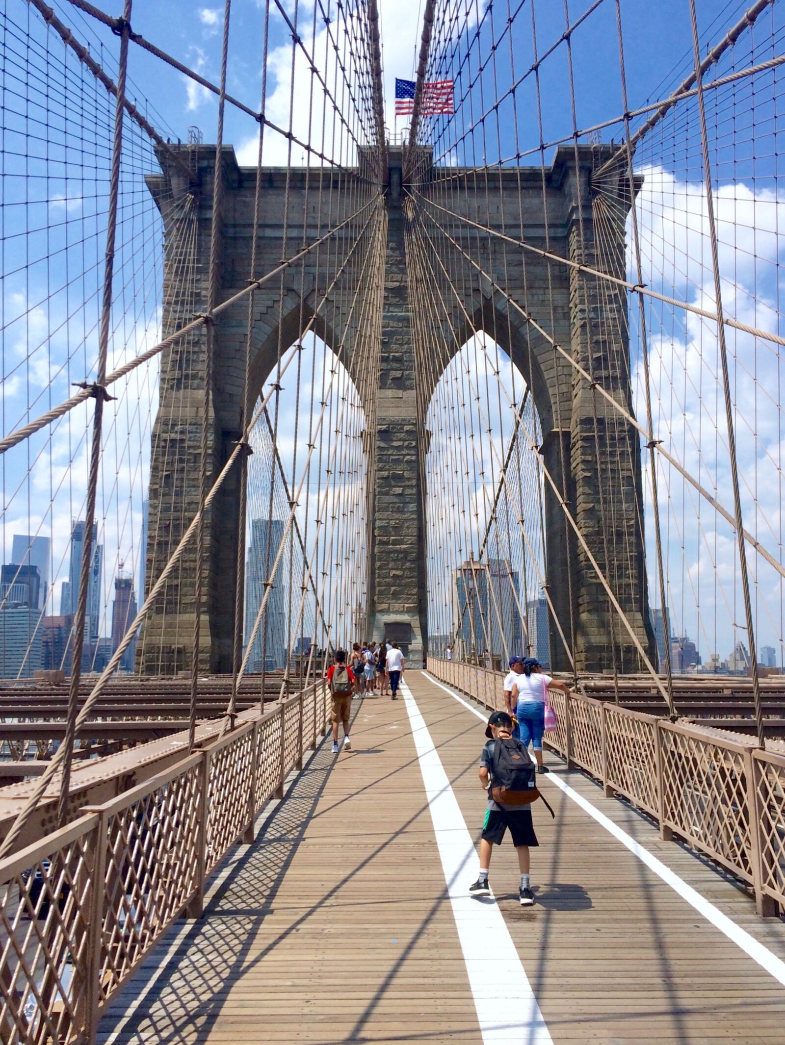iPhone 5s back camera 4.15mm f/2.2 sample photo. Brooklyn bridge, manhattan, nyc photography