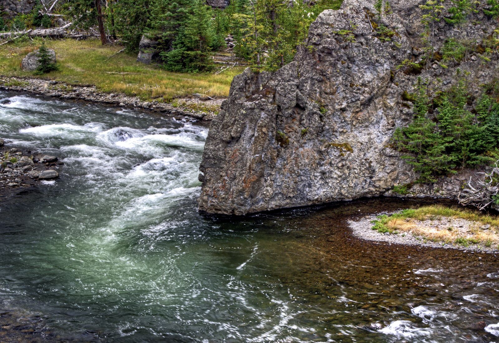 Nikon D5100 sample photo. Firehole river, yellowstone national photography