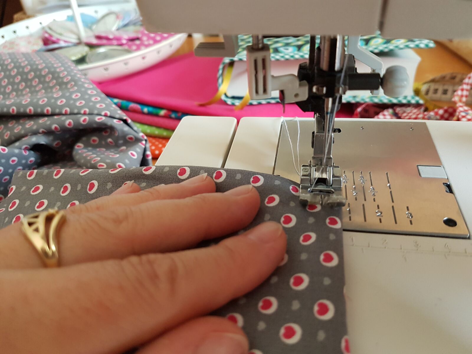 Samsung Galaxy S7 sample photo. Sew, sewing machine, hand photography