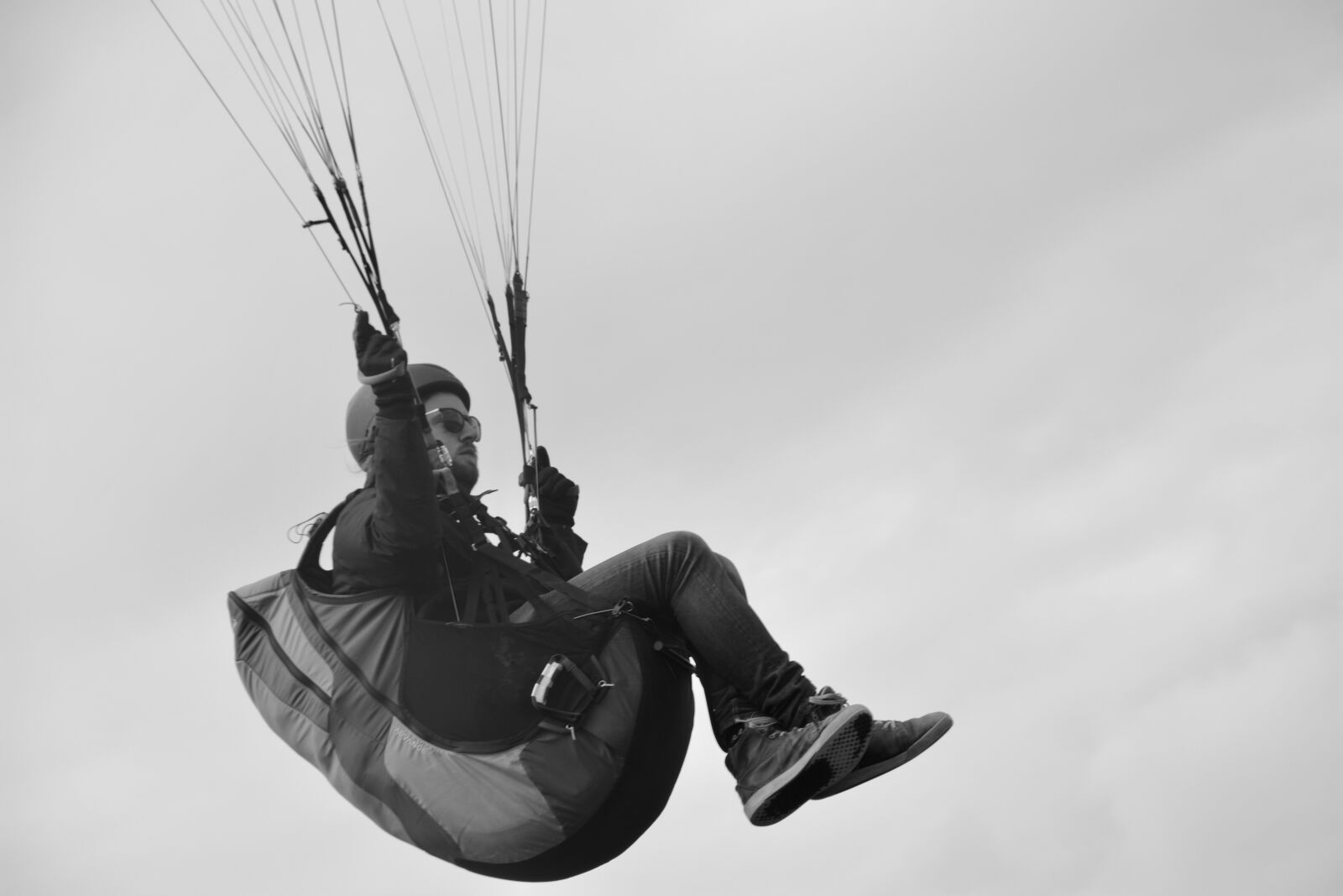 Nikon D5200 sample photo. Paragliding, paraglider, fifth wheel photography