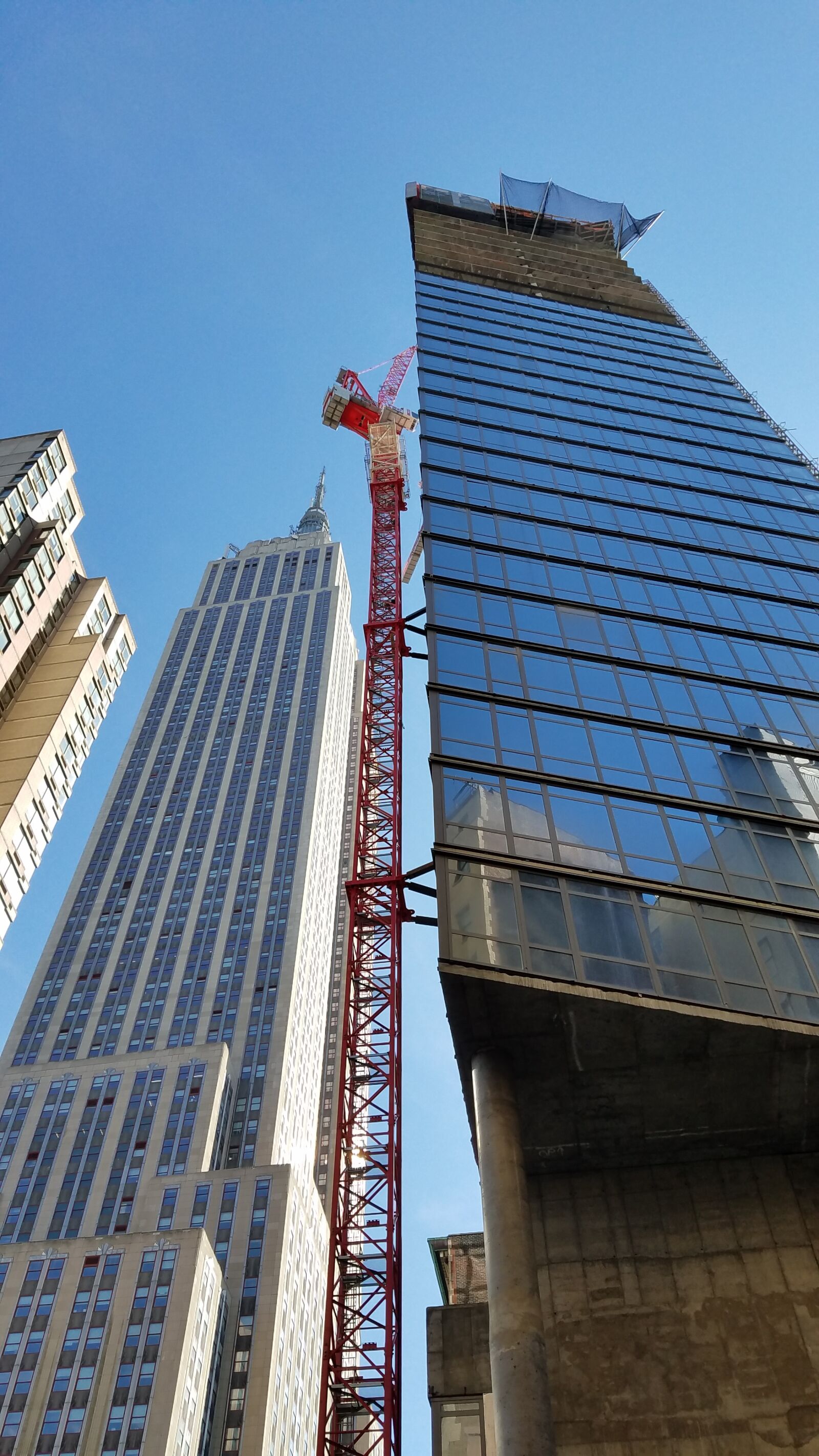 Samsung Galaxy S7 Edge sample photo. Construction, nbc, manhattan photography